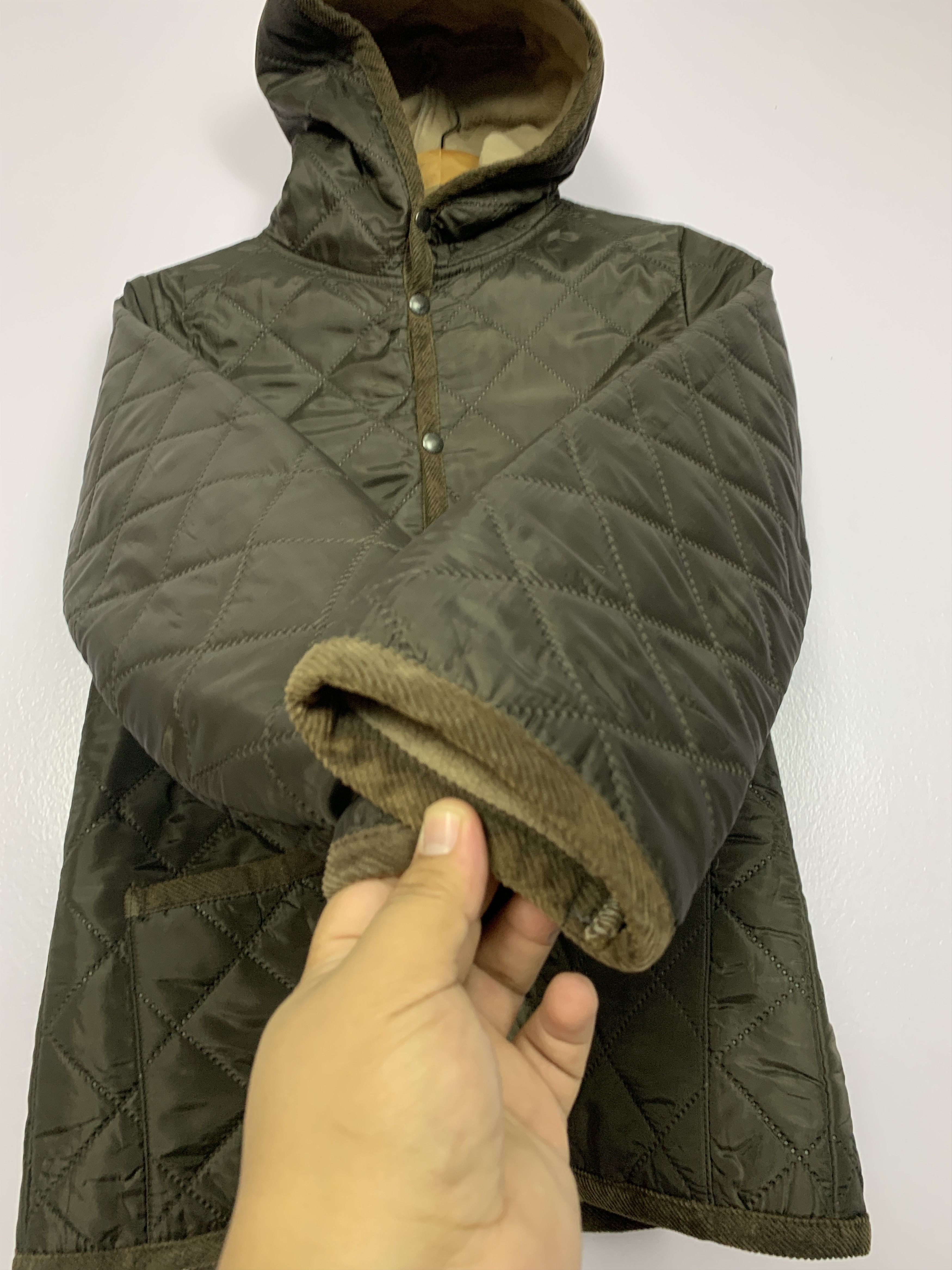 SMOCK Vintage THE SMOCK SHOP Quilted Jacket Fleece Lining J0725 Size US S / EU 44-46 / 1 - 10 Thumbnail
