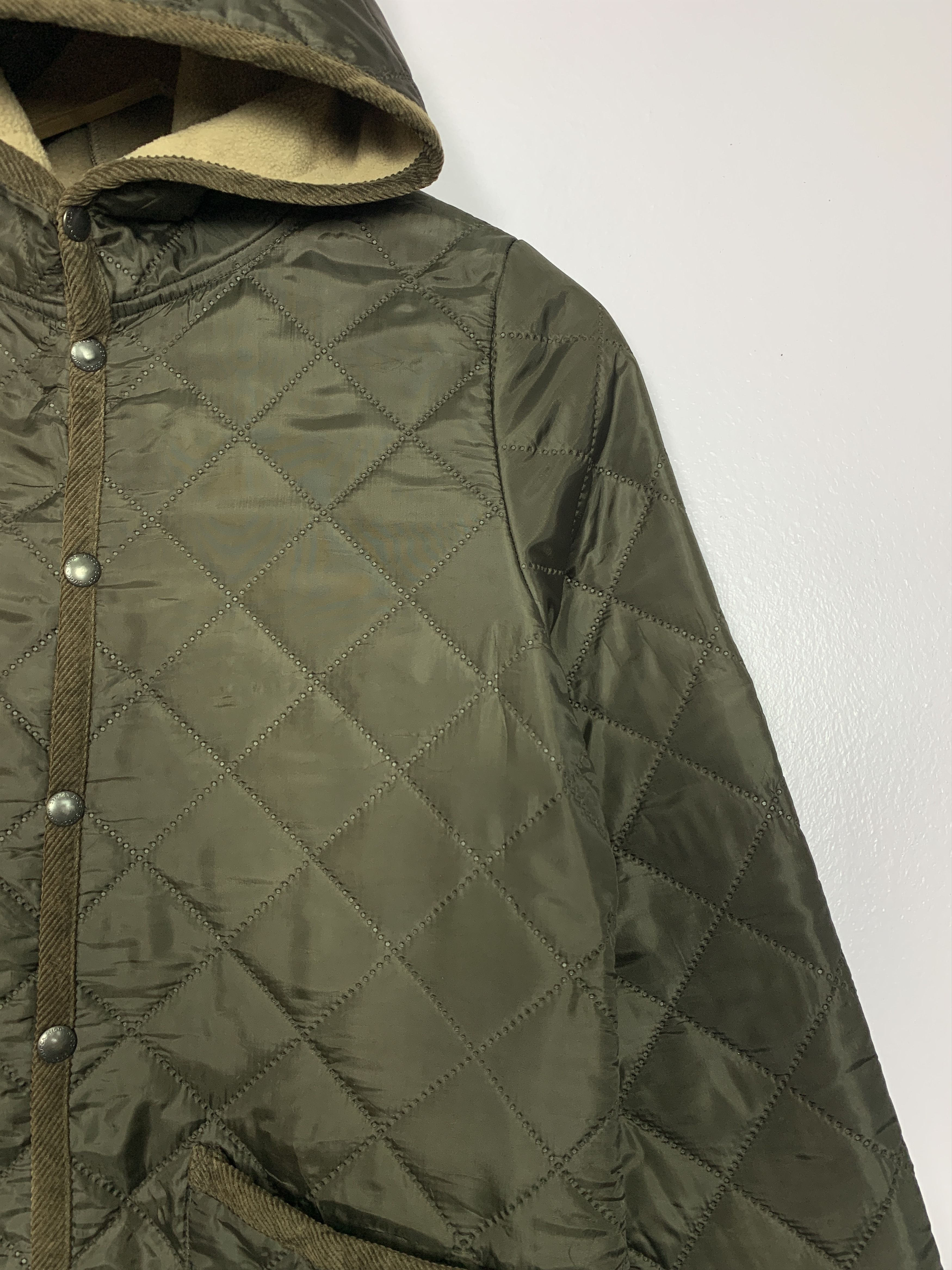 SMOCK Vintage THE SMOCK SHOP Quilted Jacket Fleece Lining J0725 Size US S / EU 44-46 / 1 - 4 Thumbnail