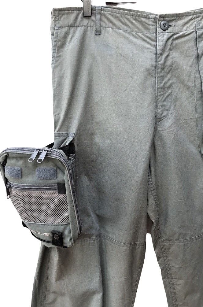 Japanese Brand REVOLVER TACTICAL CARGO TROUSERS WITH SMALL BAG ON HIPS Size US 36 / EU 52 - 1 Thumbnail