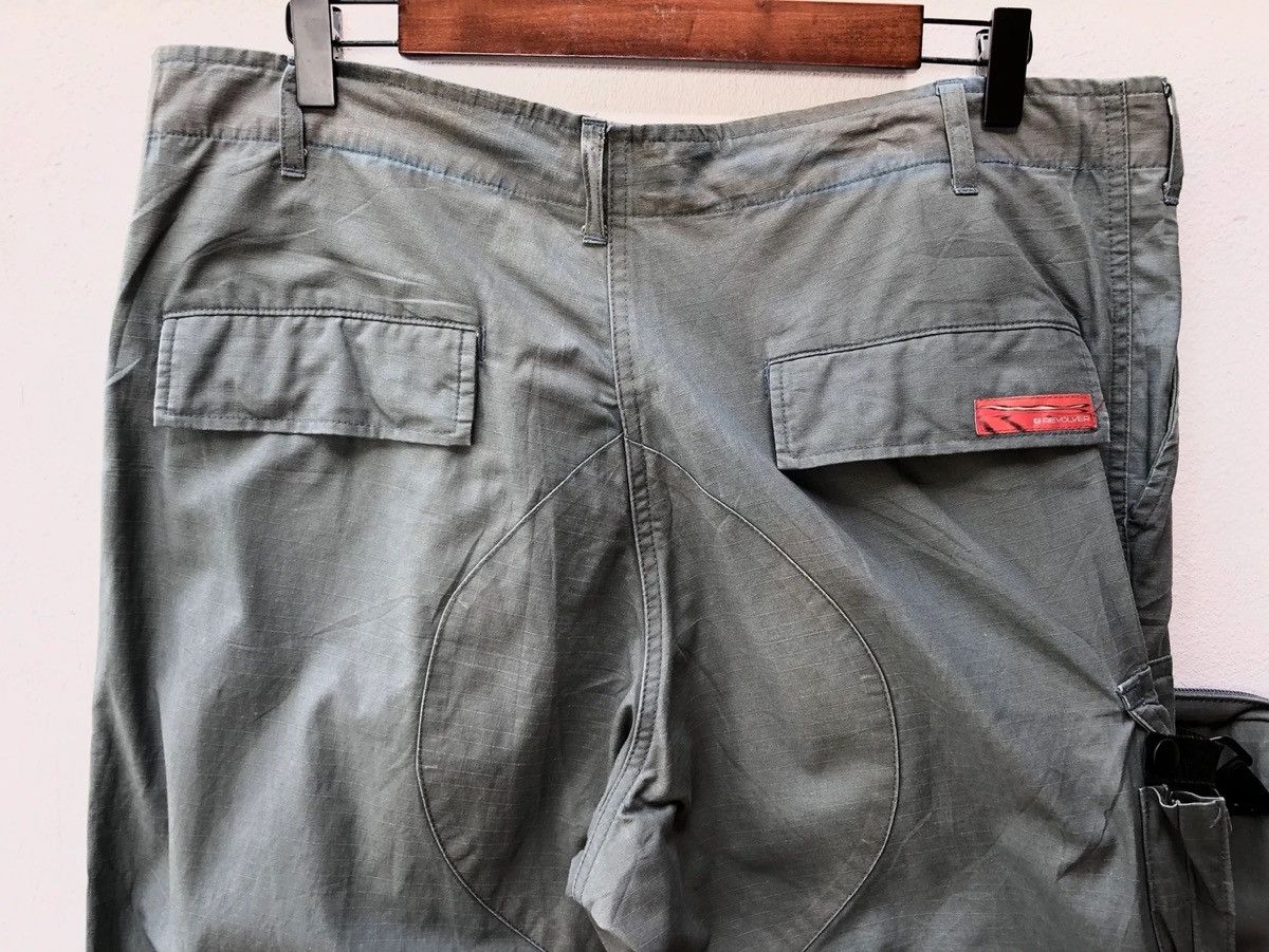 Japanese Brand REVOLVER TACTICAL CARGO TROUSERS WITH SMALL BAG ON HIPS Size US 36 / EU 52 - 8 Thumbnail