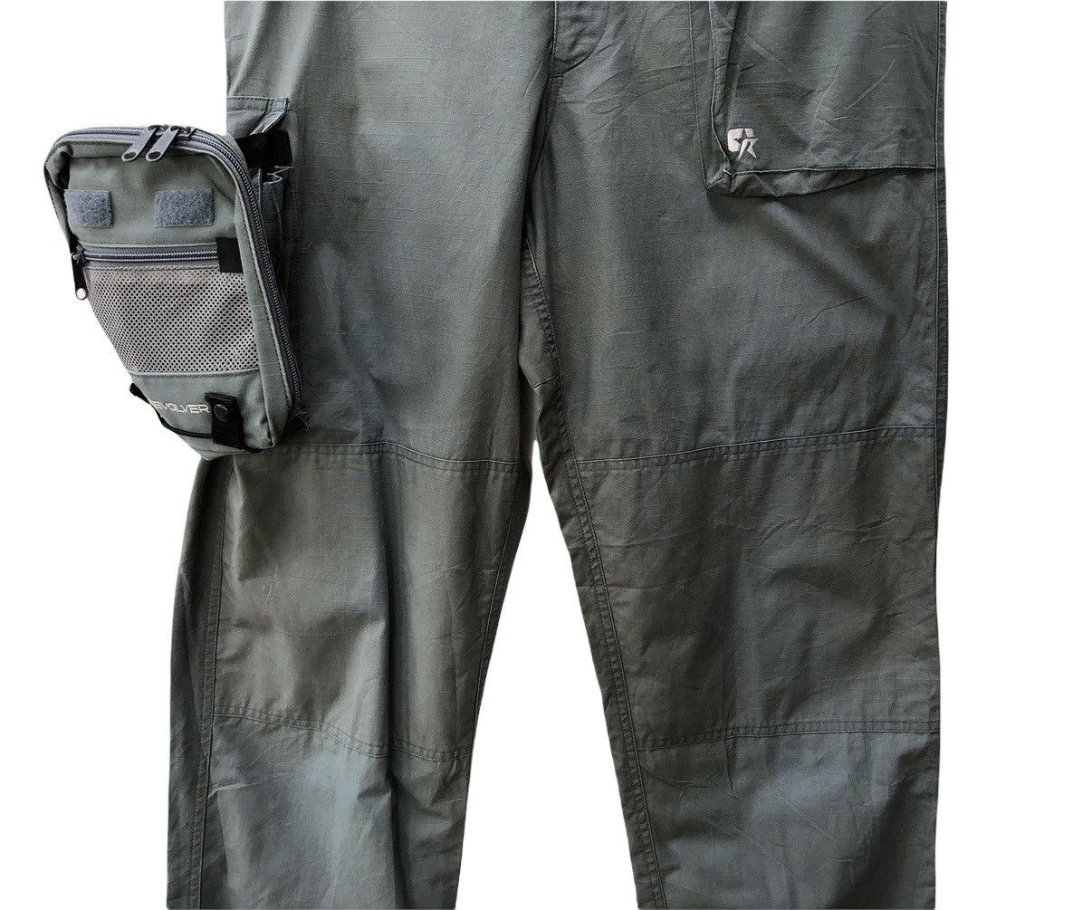 Japanese Brand REVOLVER TACTICAL CARGO TROUSERS WITH SMALL BAG ON HIPS Size US 36 / EU 52 - 4 Thumbnail