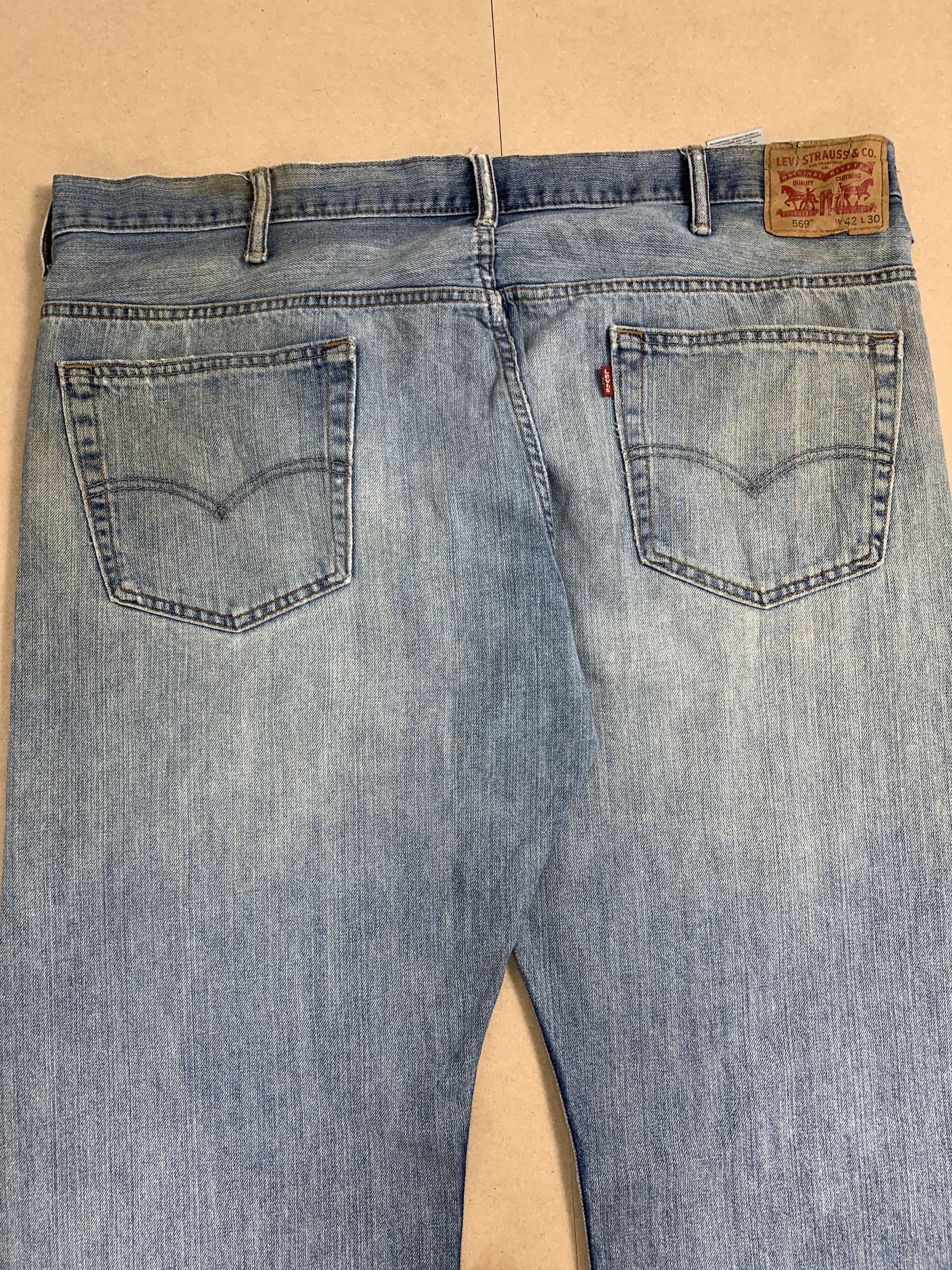 Levi's Vintage LEVI'S 569 Loose Straight Cut Jeans Size US 44 / EU 60 - 15 Thumbnail