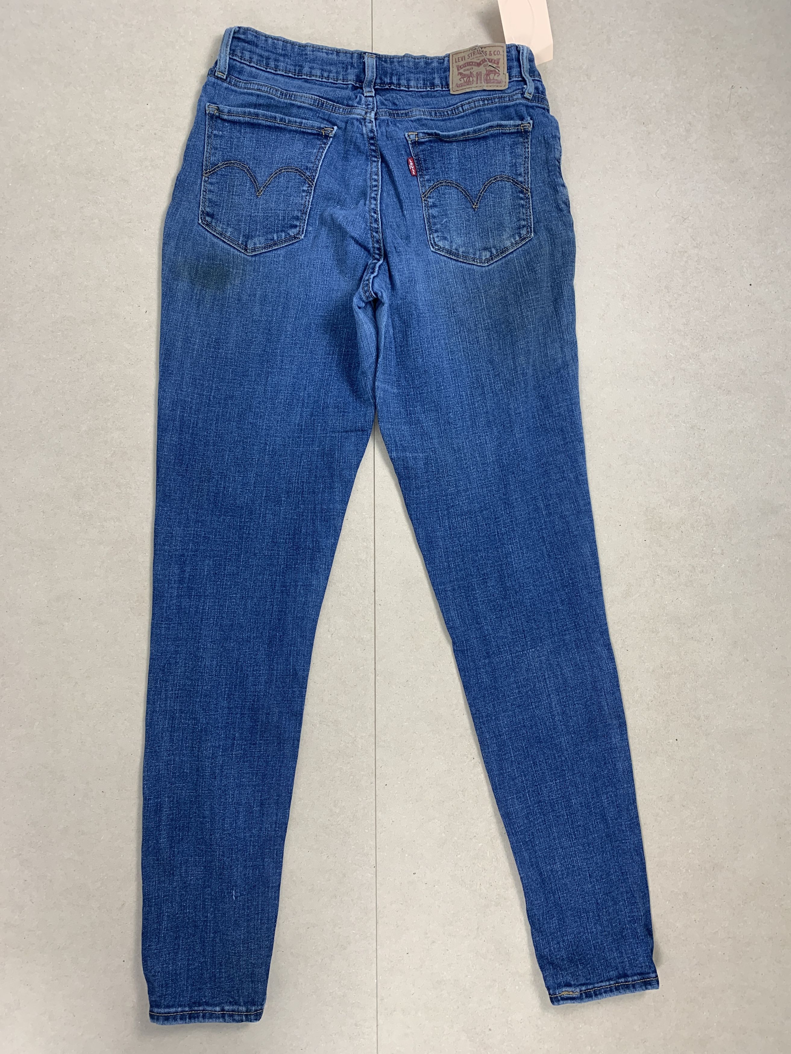 Levi's Vintage LEVI'S 711 Skinny Faded Jeans Size 25" / US 0 / IT 36 - 5 Thumbnail