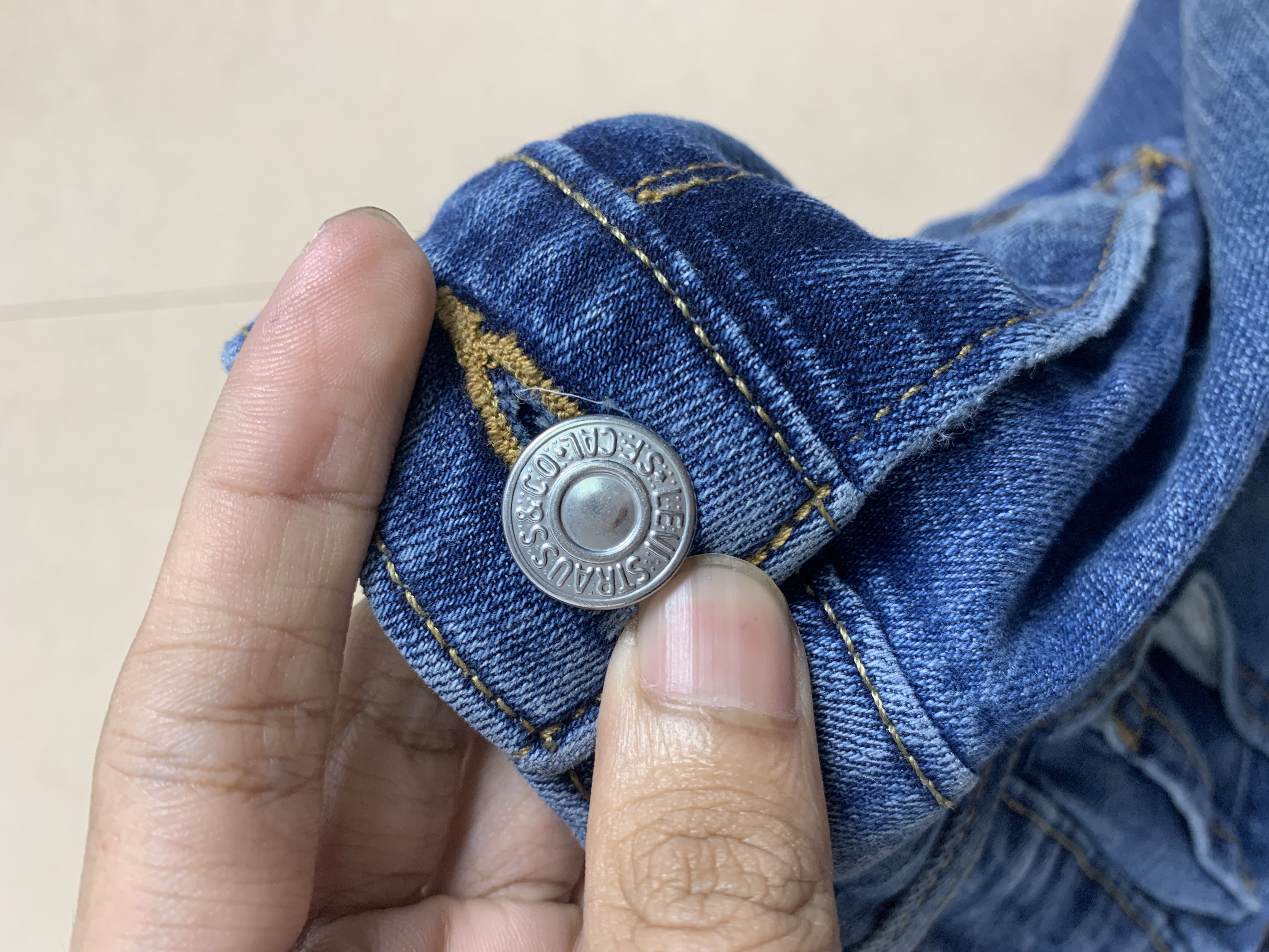 Levi's Vintage LEVI'S 711 Skinny Faded Jeans Size 25" / US 0 / IT 36 - 21 Thumbnail