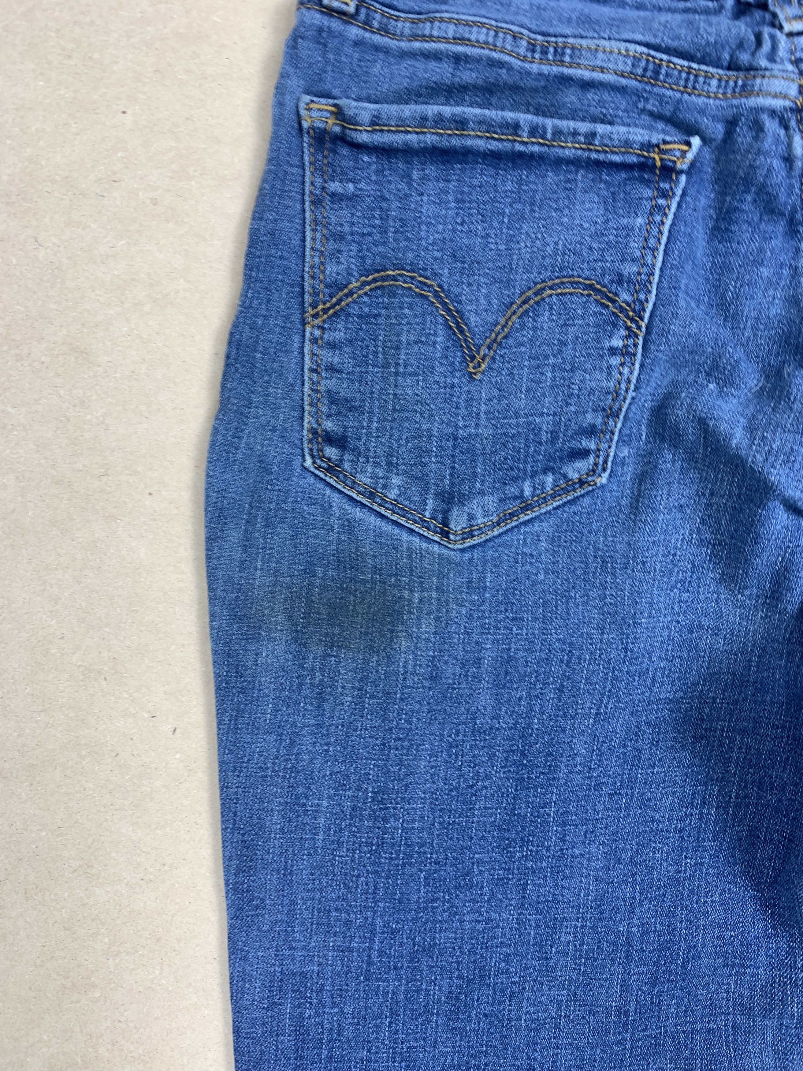 Levi's Vintage LEVI'S 711 Skinny Faded Jeans Size 25" / US 0 / IT 36 - 7 Thumbnail