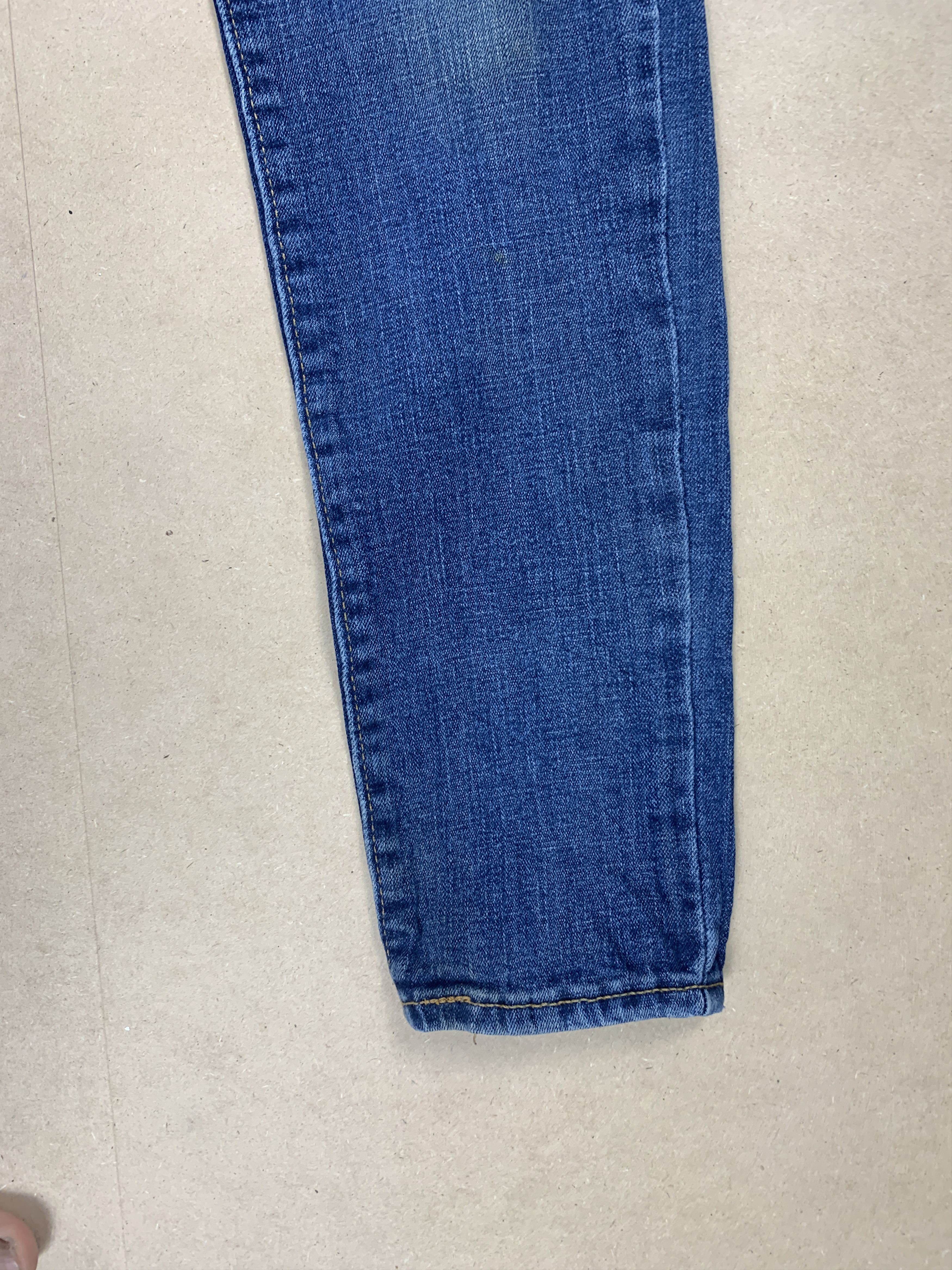 Levi's Vintage LEVI'S 711 Skinny Faded Jeans Size 25" / US 0 / IT 36 - 3 Thumbnail