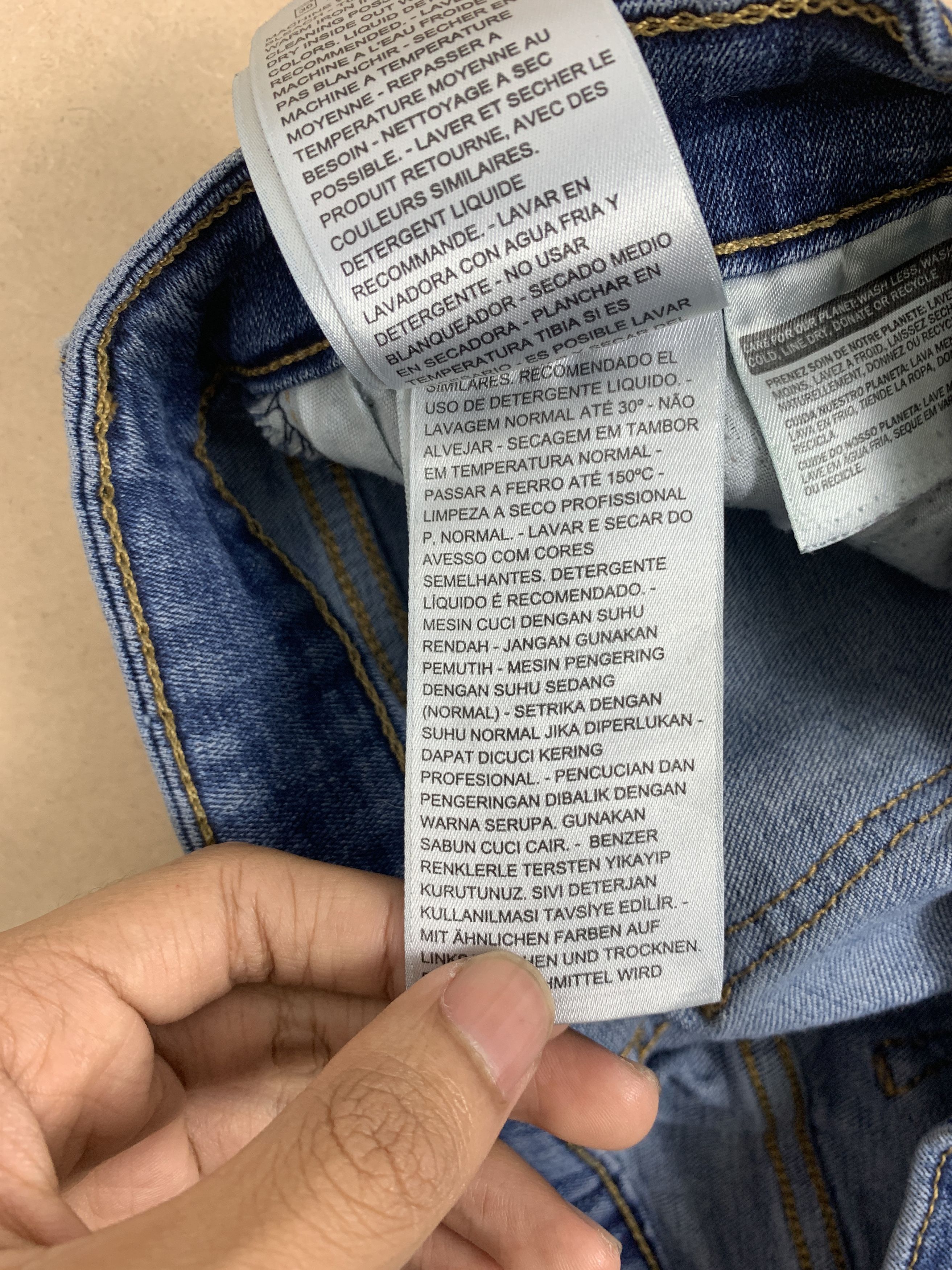 Levi's Vintage LEVI'S 711 Skinny Faded Jeans Size 25" / US 0 / IT 36 - 15 Thumbnail