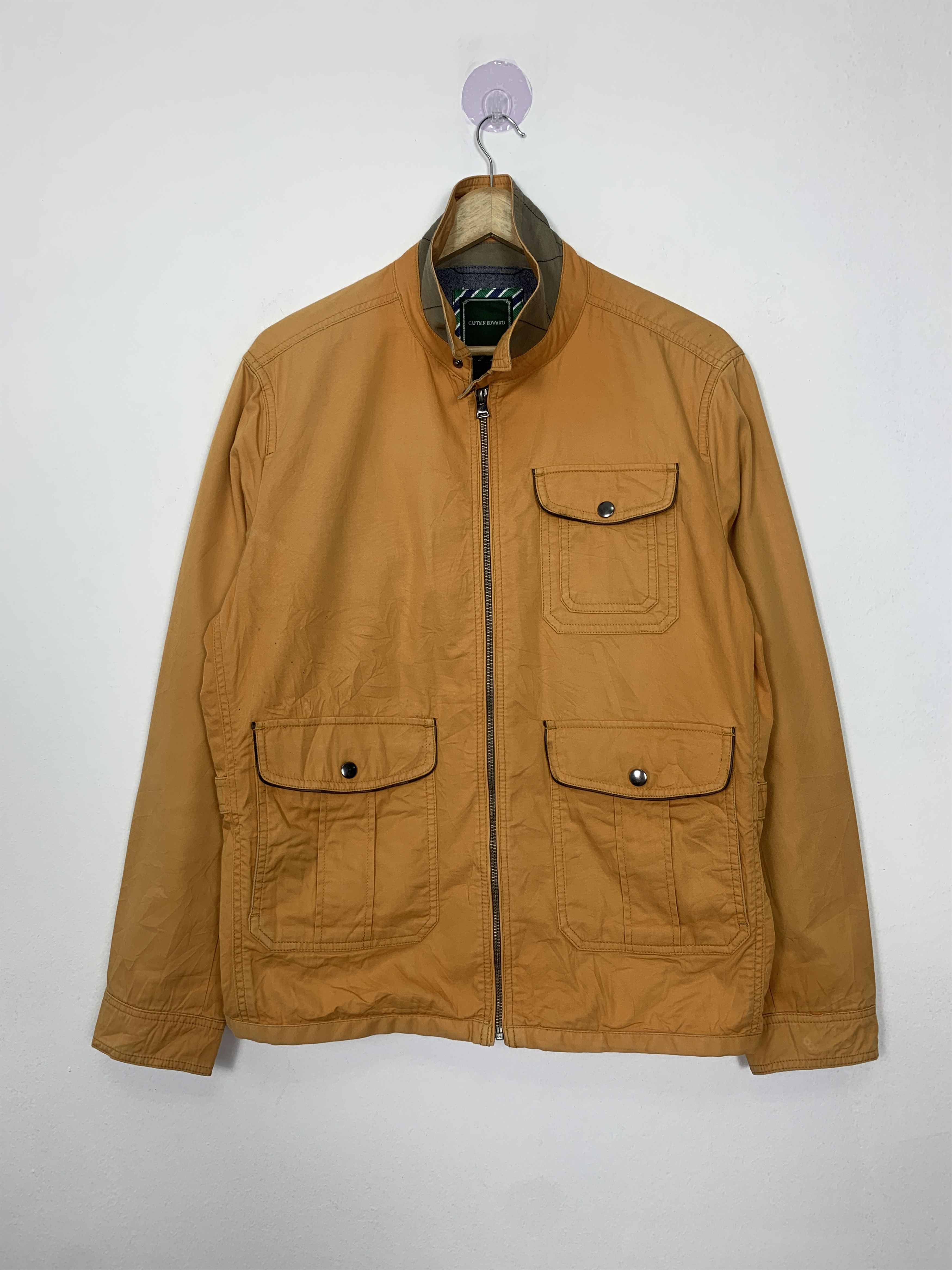 Japanese Brand Vintage CAPTAIN EDWAR'D Zip Up Jacket J0810 Size US M / EU 48-50 / 2 - 1 Thumbnail