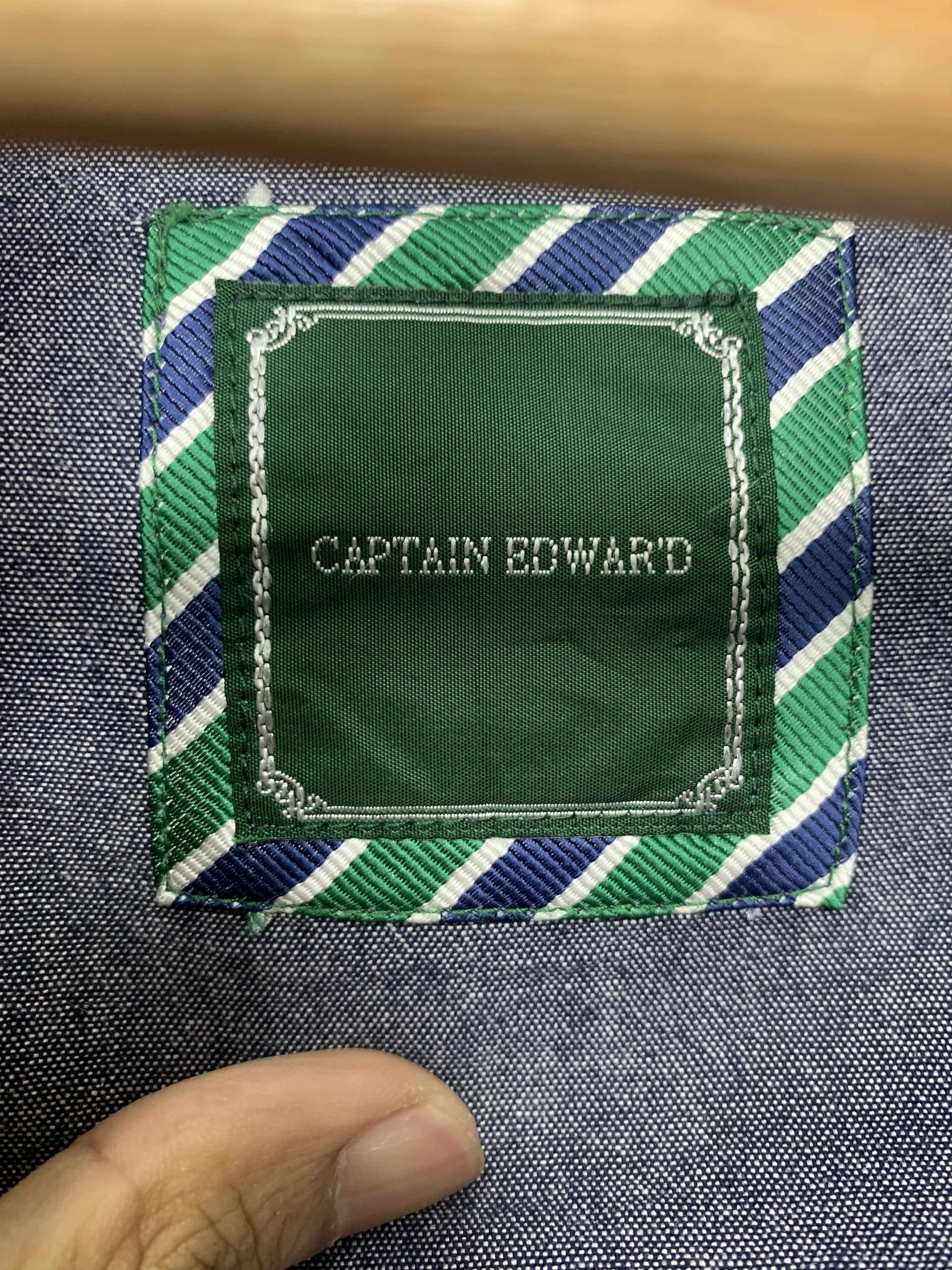 Japanese Brand Vintage CAPTAIN EDWAR'D Zip Up Jacket J0810 Size US M / EU 48-50 / 2 - 5 Thumbnail