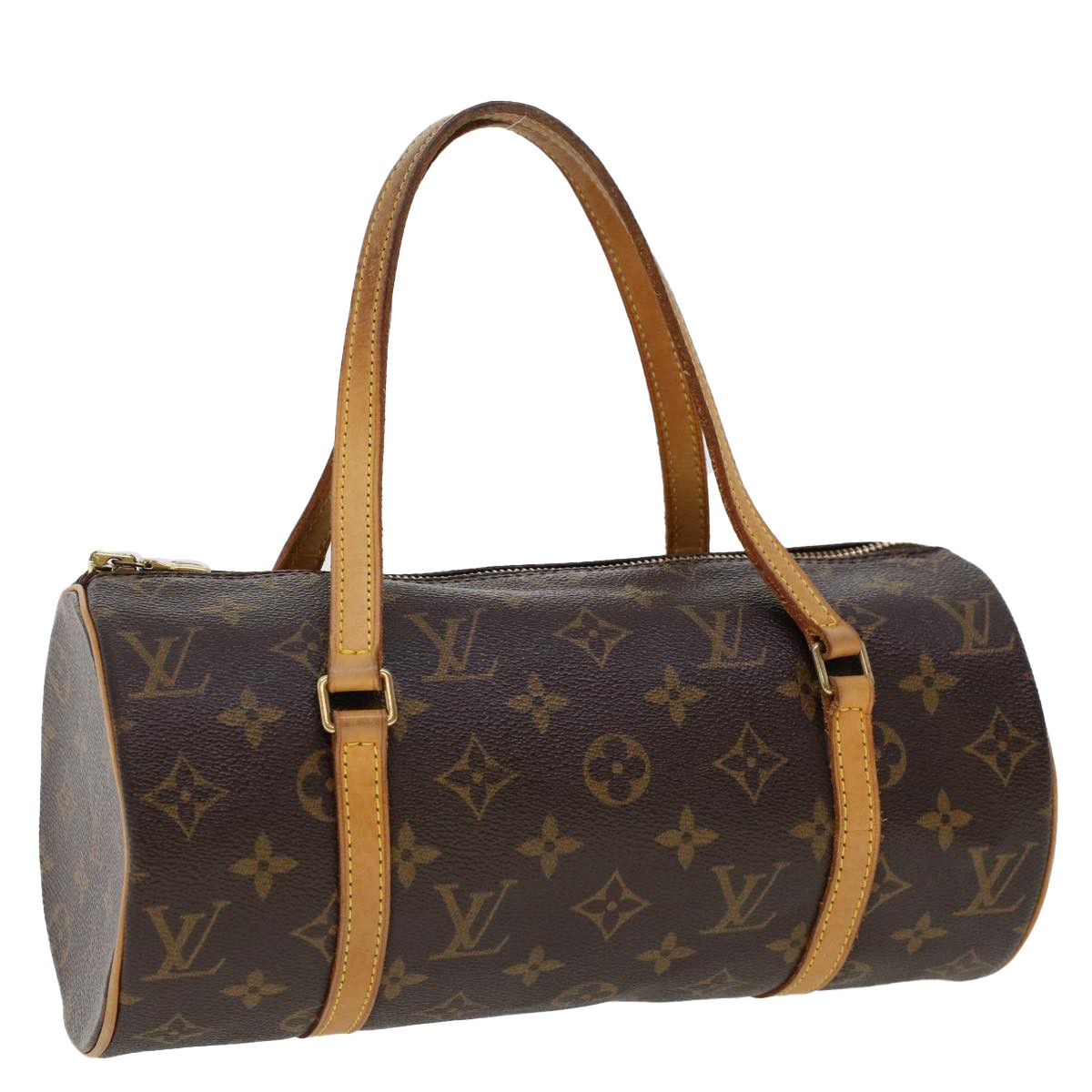 AUTHENTIC LOUIS VUITTON Monogram Papillon 26 Hand Bag M51386 with dust bag