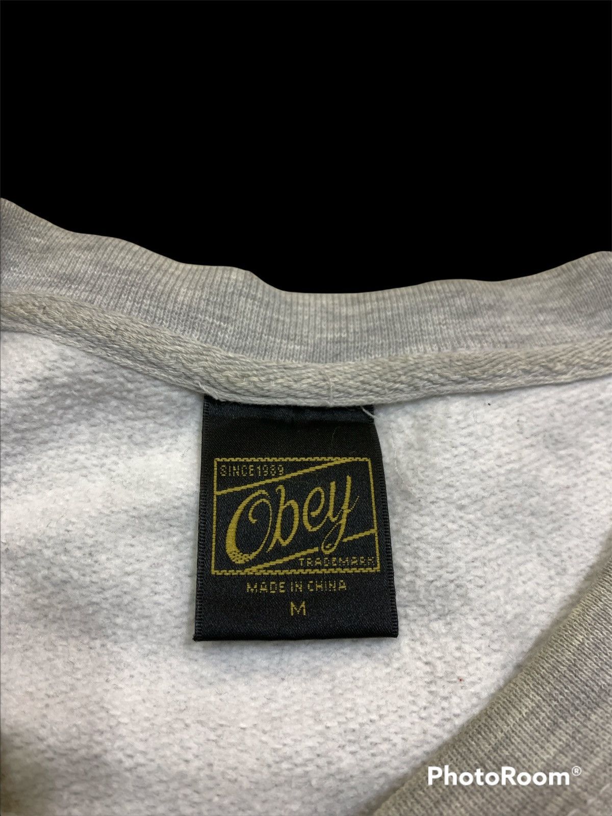 Obey × Vintage OBEY SKULL LOVES CREWNECK PULLOVER SWEATSHIRT Size US M / EU 48-50 / 2 - 6 Thumbnail