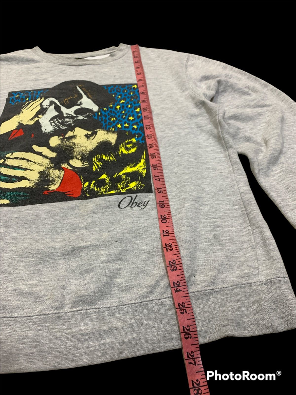 Obey × Vintage OBEY SKULL LOVES CREWNECK PULLOVER SWEATSHIRT Size US M / EU 48-50 / 2 - 3 Thumbnail
