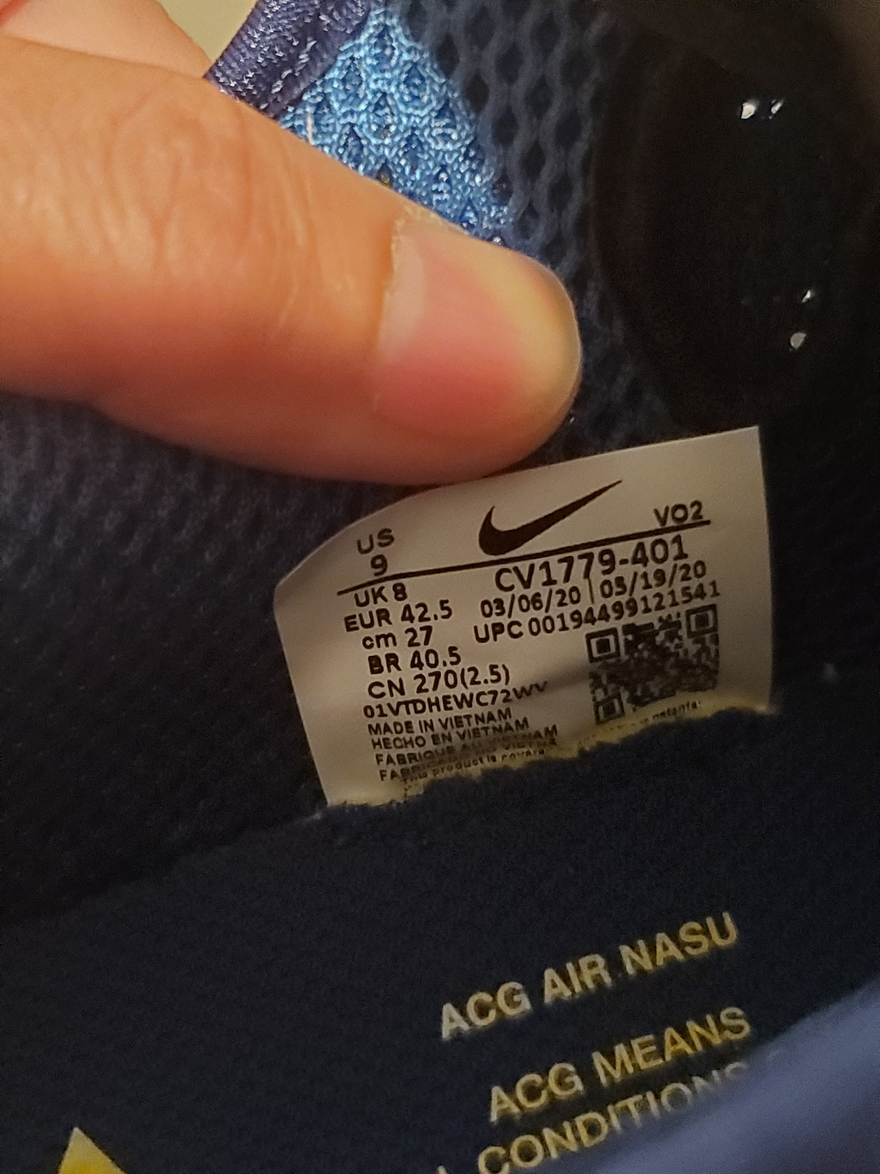 Nike ACG Air Nasu Coastal Blue Size US 9 / EU 42 - 5 Thumbnail