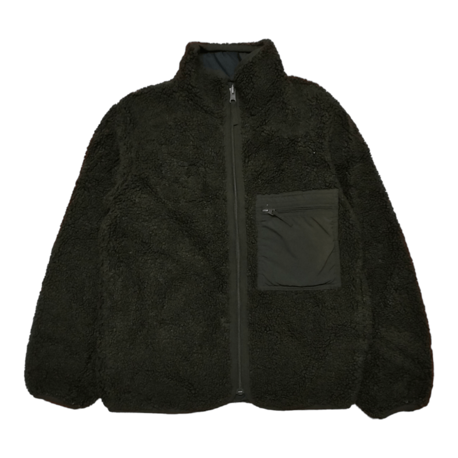Vtg Japanese brand fleece reversible Sweater