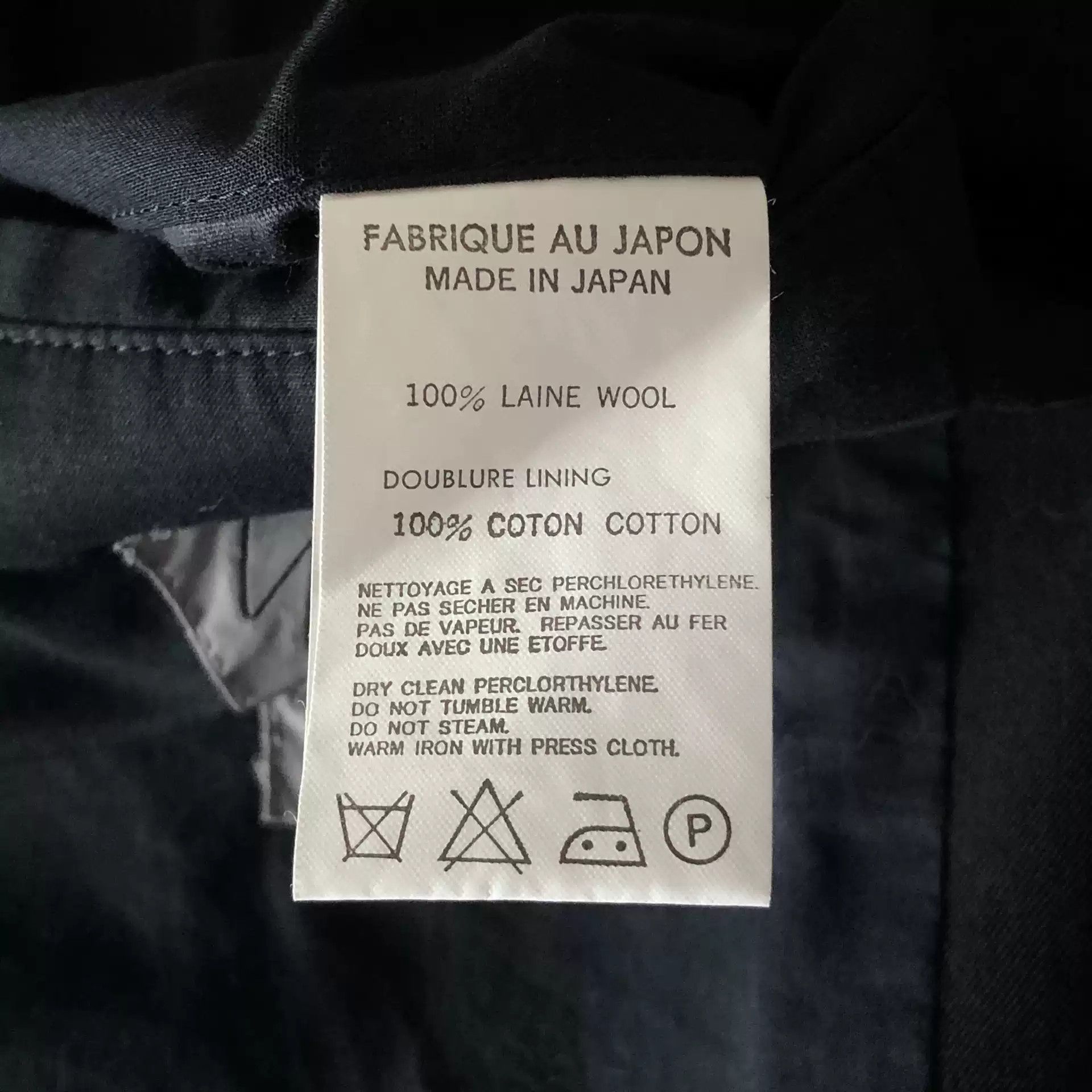 Yohji Yamamoto Yohji Yamamoto 00ss Collar-less JKT Size US L / EU 52-54 / 3 - 6 Thumbnail