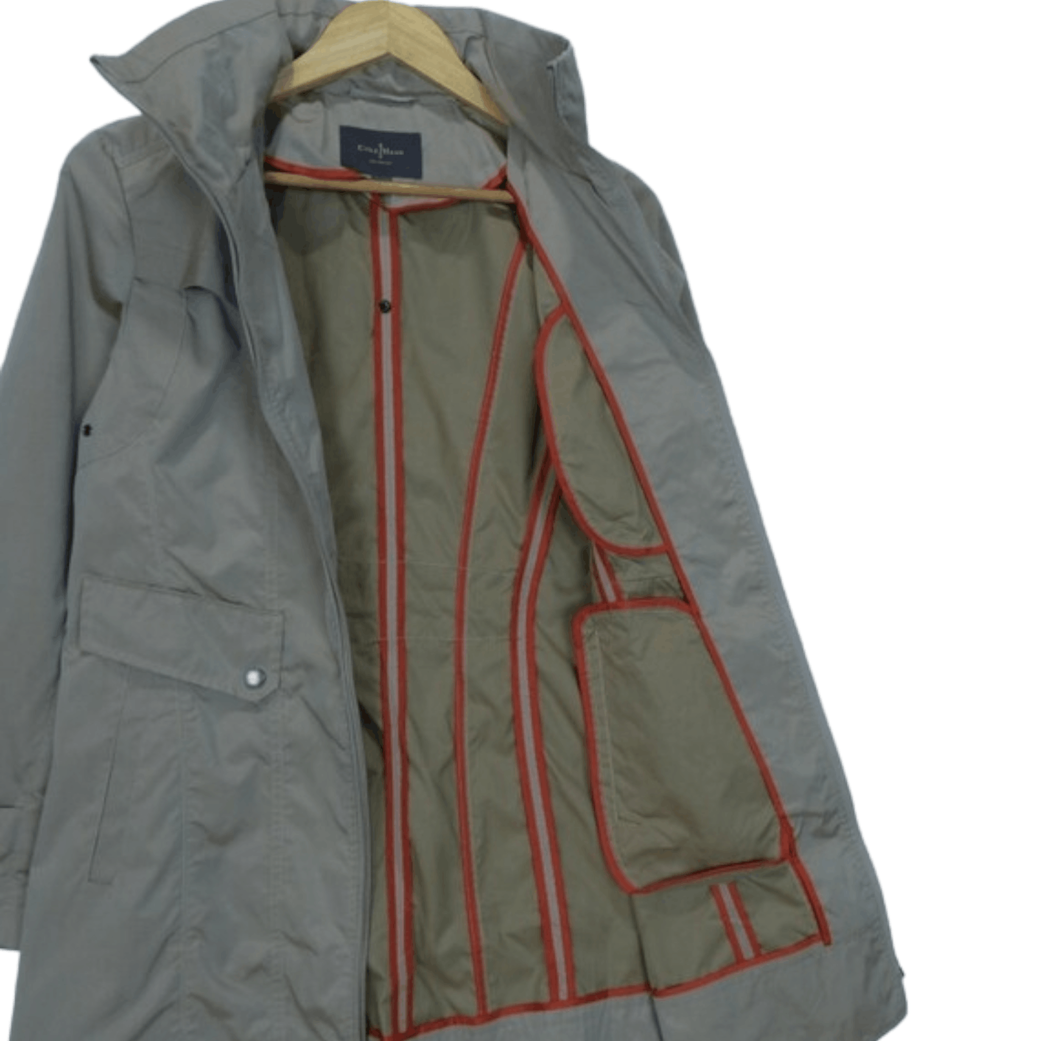 Cole Haan COLE HAAN Raincoat Trench Long Coat Windbreaker Size M / US 6-8 / IT 42-44 - 6 Thumbnail