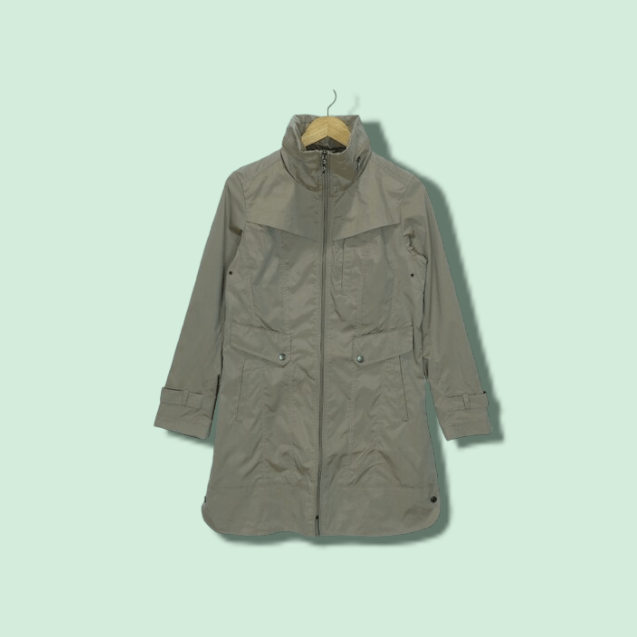 Cole Haan COLE HAAN Raincoat Trench Long Coat Windbreaker Size M / US 6-8 / IT 42-44 - 1 Thumbnail