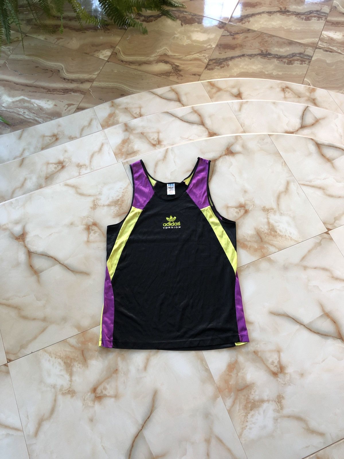 Adidas × Vintage Vintage Adidas Running Singlet Size US M / EU 48-50 / 2 - 1 Thumbnail