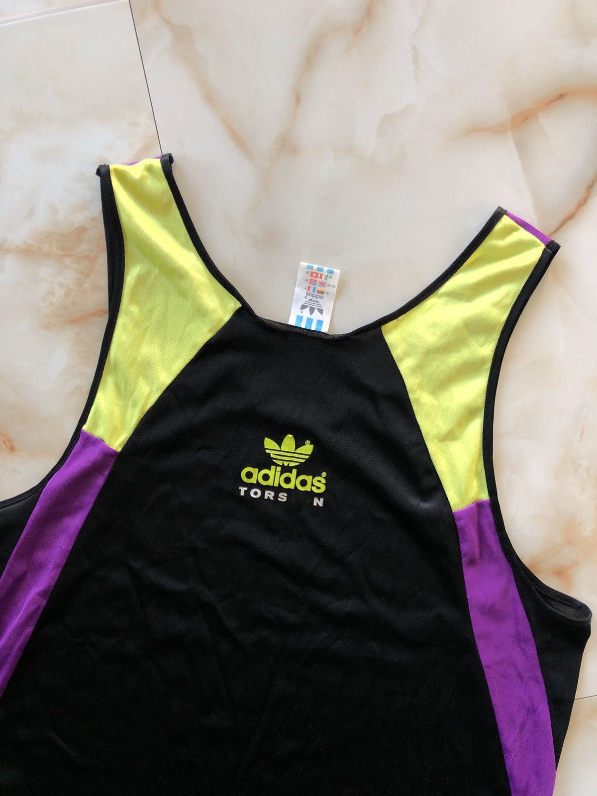 Adidas × Vintage Vintage Adidas Running Singlet Size US M / EU 48-50 / 2 - 6 Thumbnail