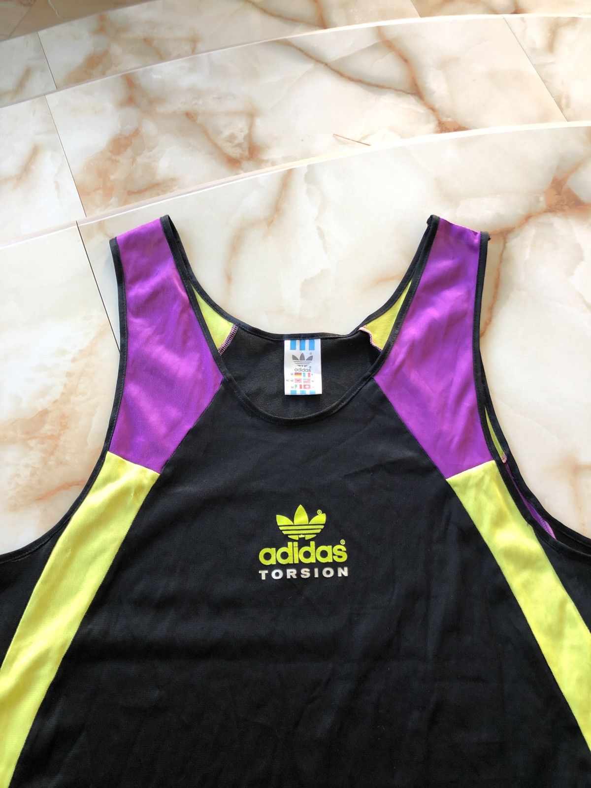 Adidas × Vintage Vintage Adidas Running Singlet Size US M / EU 48-50 / 2 - 3 Thumbnail