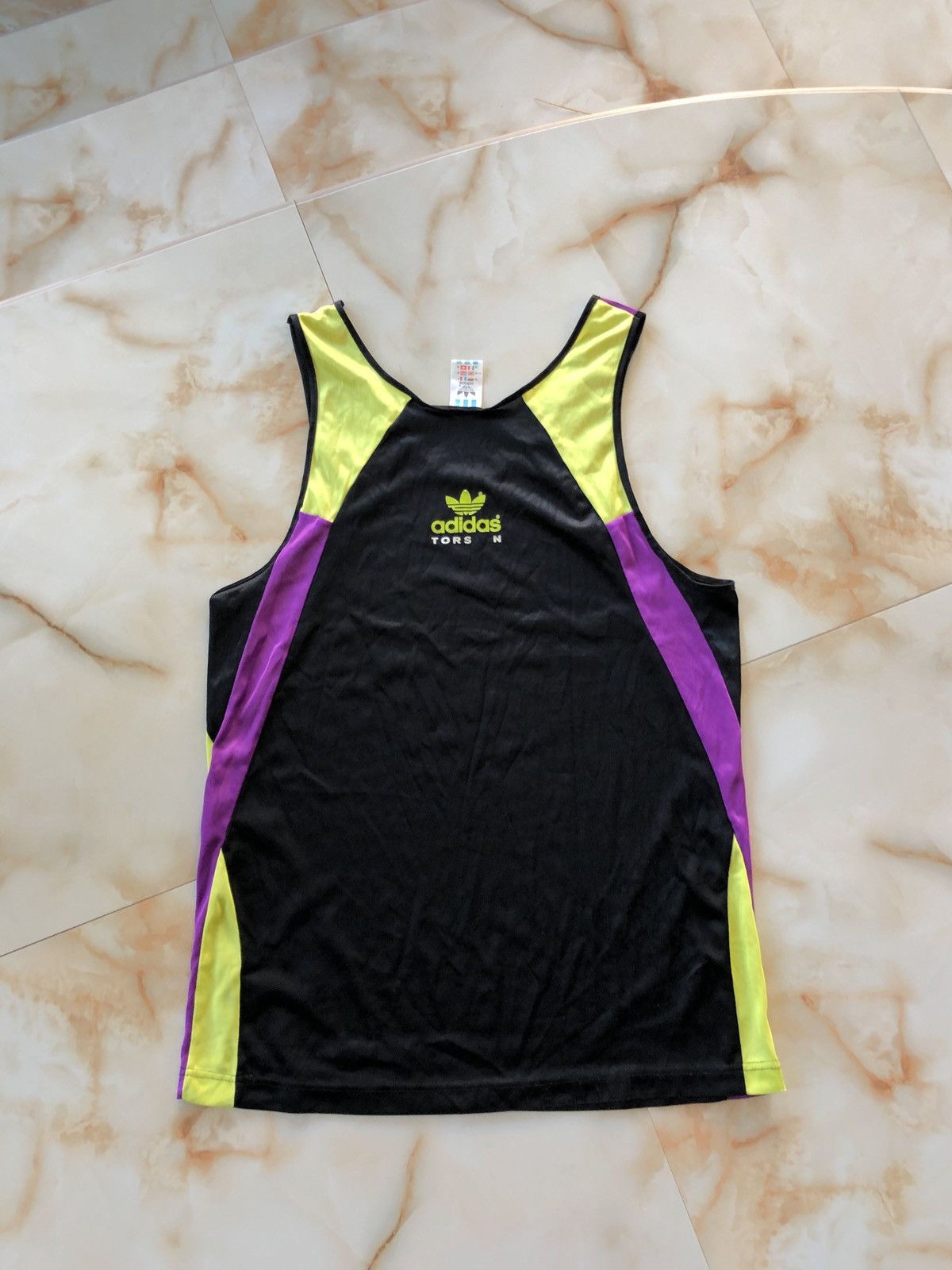 Adidas × Vintage Vintage Adidas Running Singlet Size US M / EU 48-50 / 2 - 5 Thumbnail