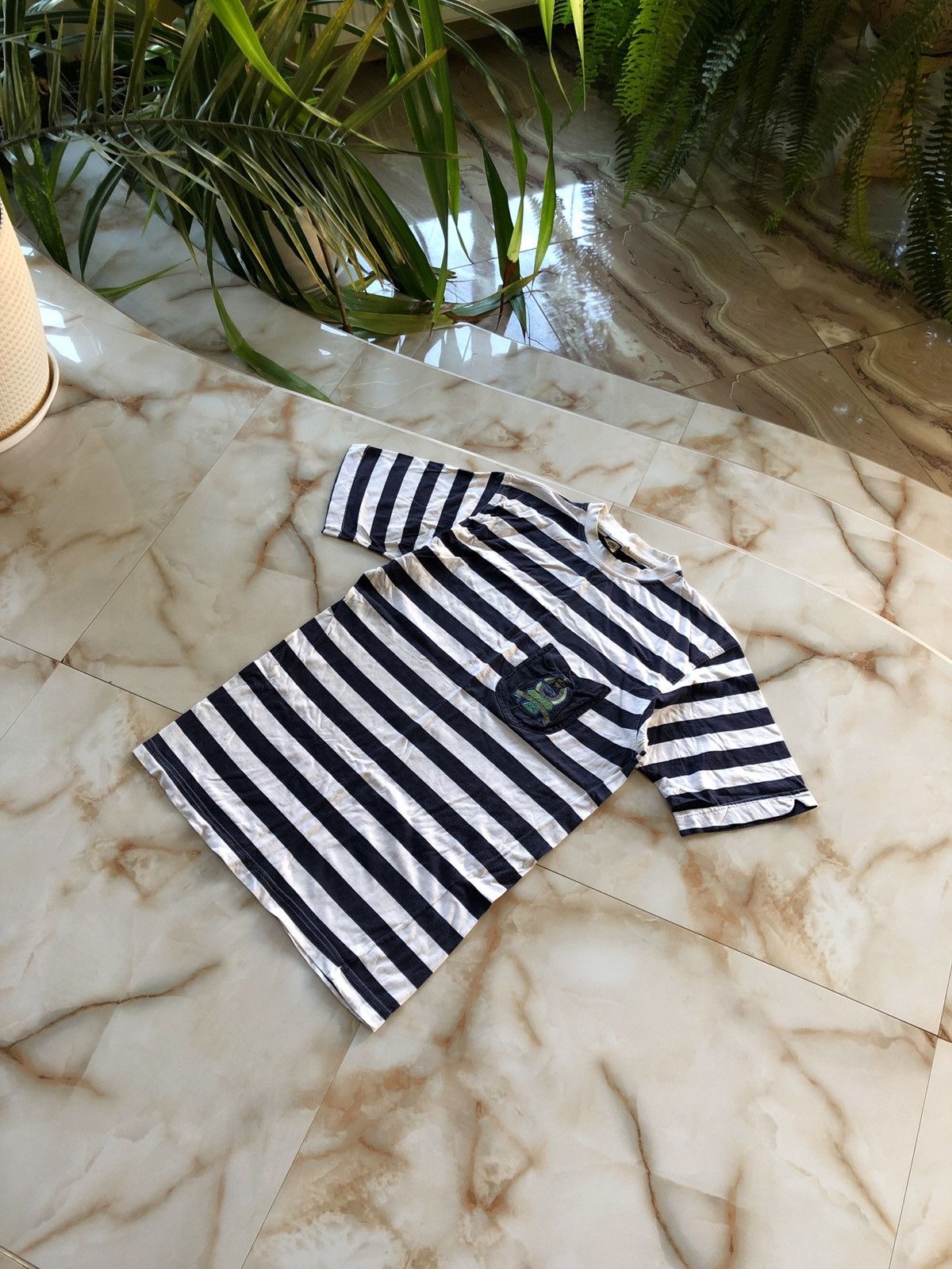 MCM × Vintage Vintage MCM Stripe Tee Size US M / EU 48-50 / 2 - 2 Thumbnail