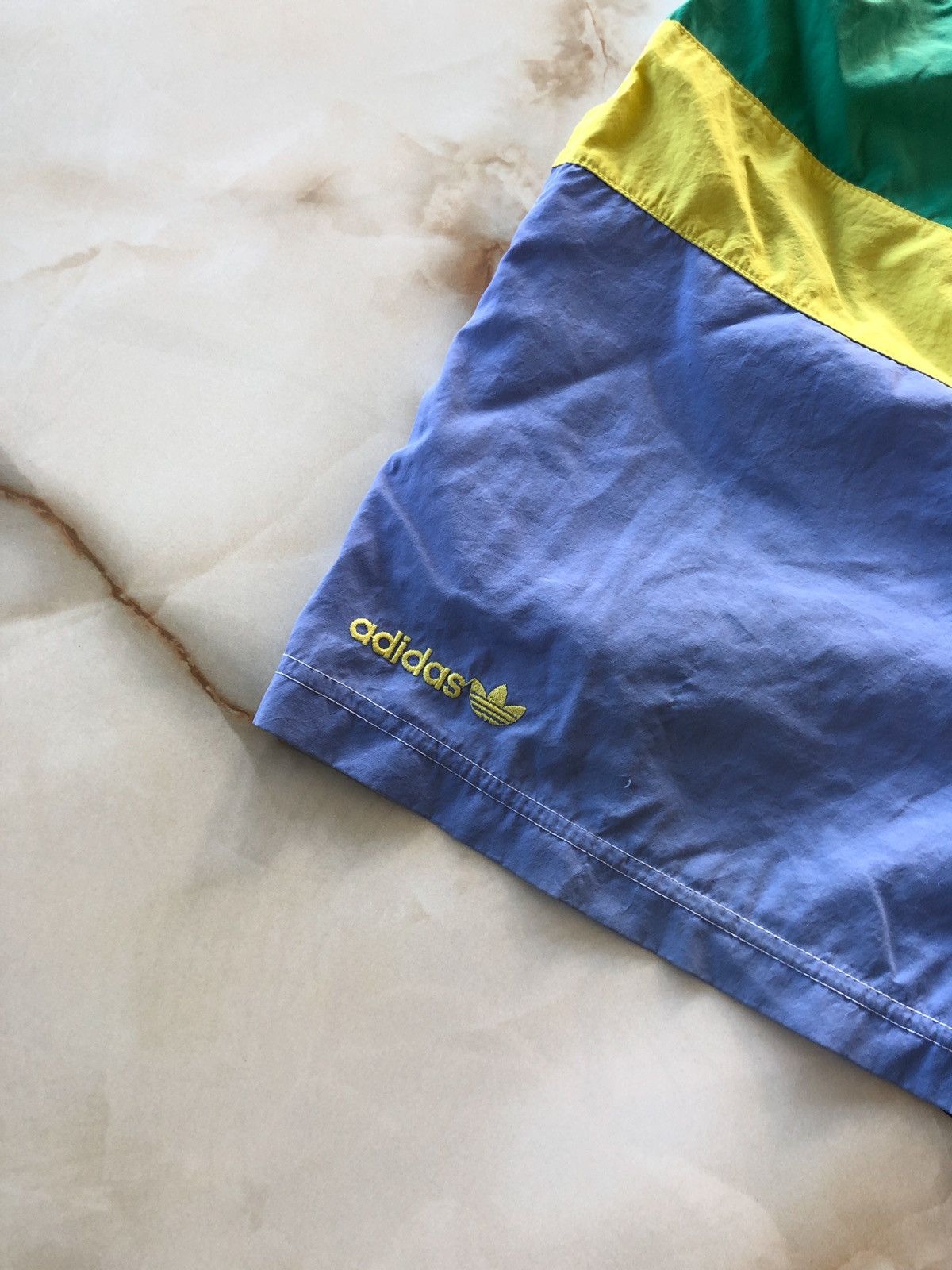 Adidas × Vintage 90s Vintage Adidas Nylon Shorts Size US 36 / EU 52 - 4 Thumbnail