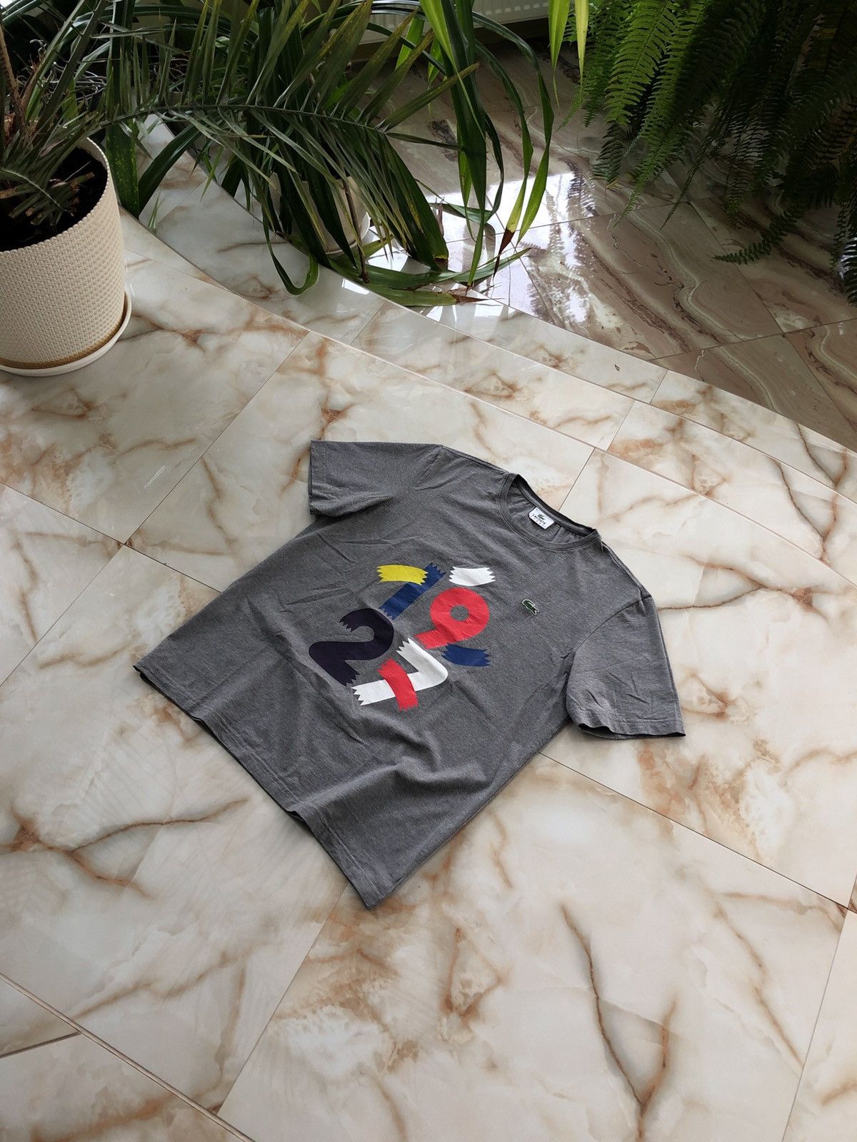 Lacoste Lacoste Sport Big Logo Tee Size US L / EU 52-54 / 3 - 1 Thumbnail