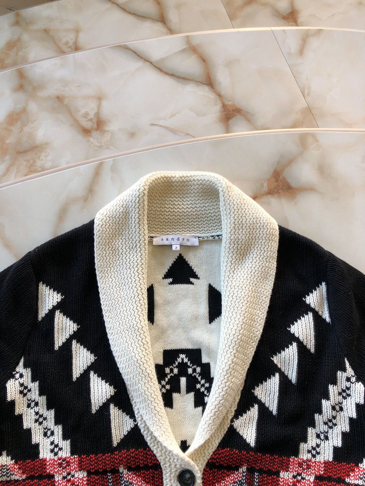 Sandro Vintage Sandro Cardigan Size US S / EU 44-46 / 1 - 4 Thumbnail