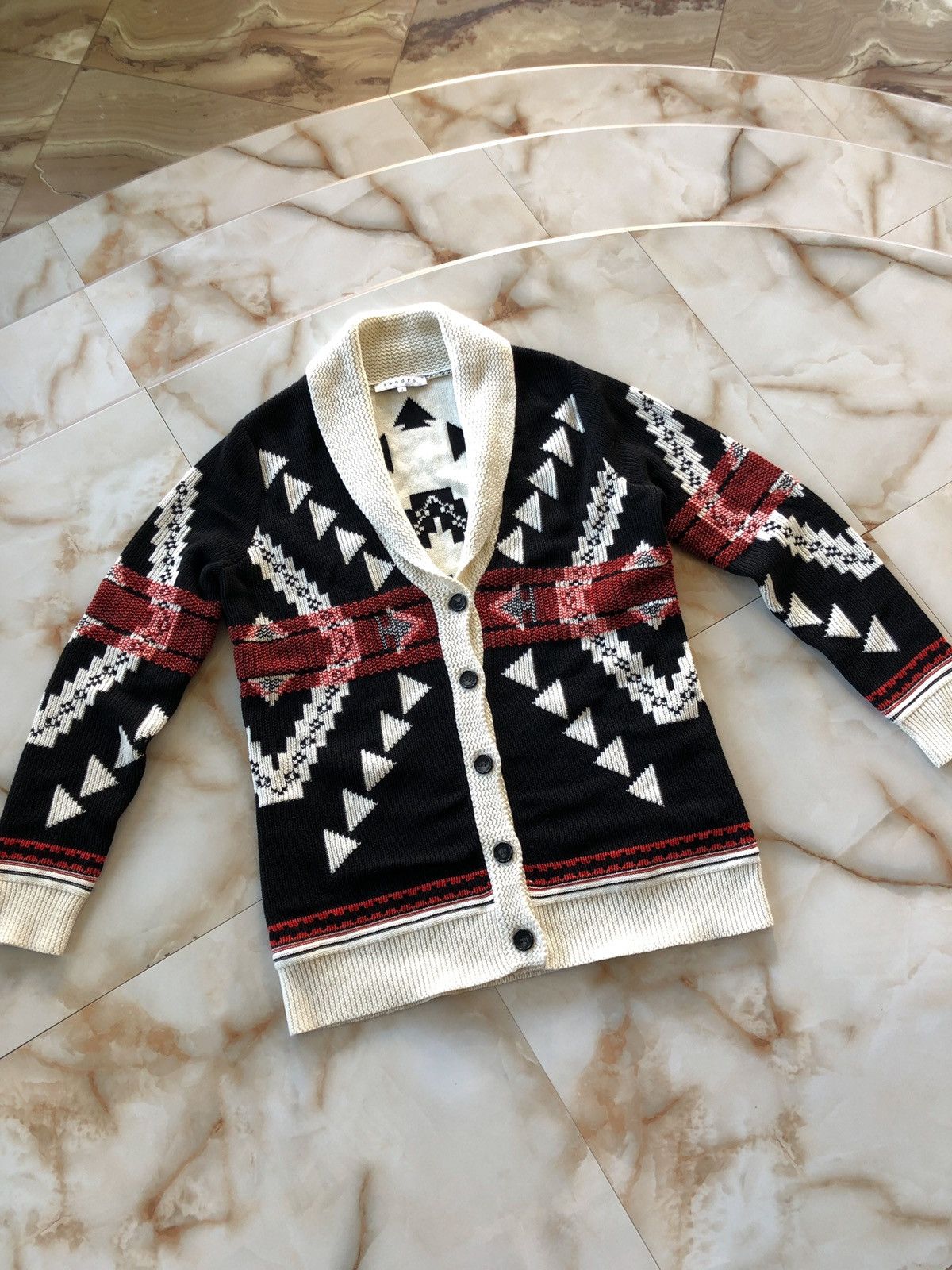 Sandro Vintage Sandro Cardigan Size US S / EU 44-46 / 1 - 3 Thumbnail
