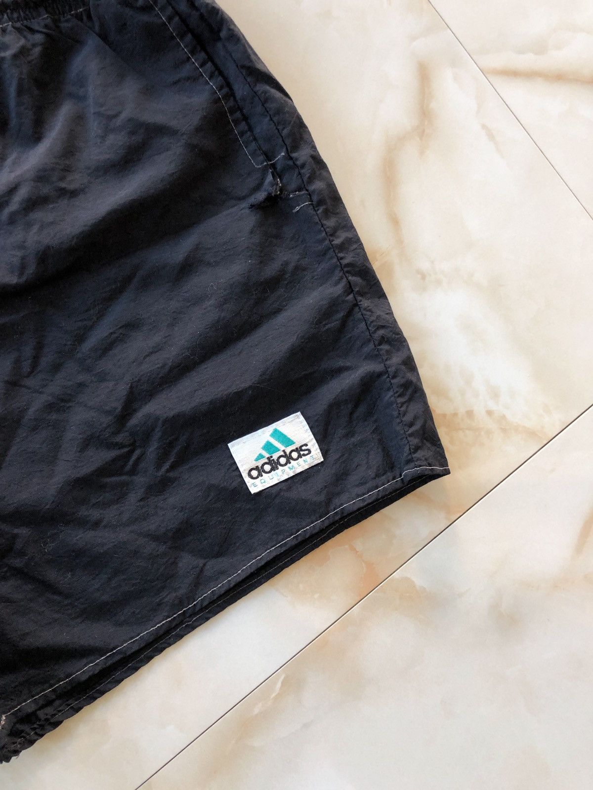 Adidas × Vintage 90s Vintage Adidas Equipment Nylon Shorts Size US 34 / EU 50 - 3 Thumbnail