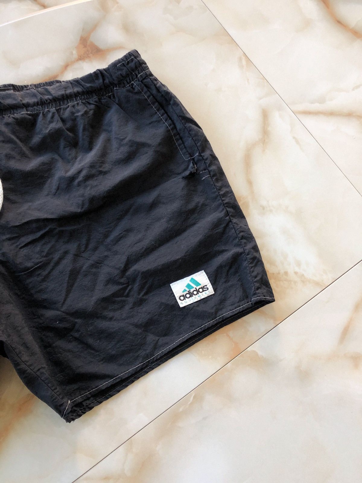 Adidas × Vintage 90s Vintage Adidas Equipment Nylon Shorts Size US 34 / EU 50 - 2 Thumbnail