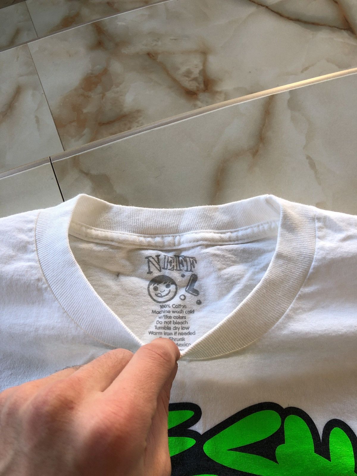 NEFF × Vintage Vintage Neff Big Logo Tee Size US L / EU 52-54 / 3 - 4 Thumbnail