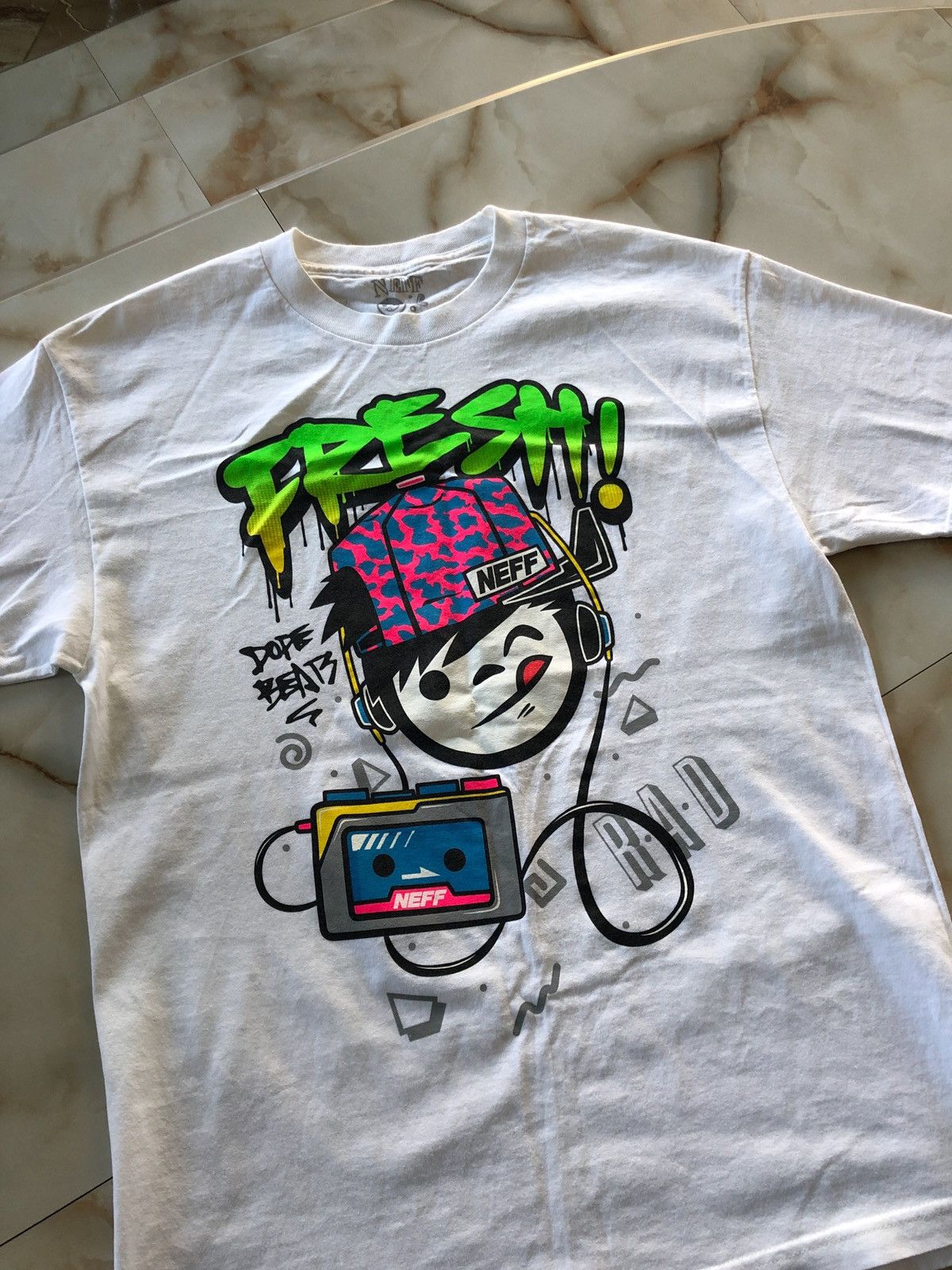 NEFF × Vintage Vintage Neff Big Logo Tee Size US L / EU 52-54 / 3 - 3 Thumbnail