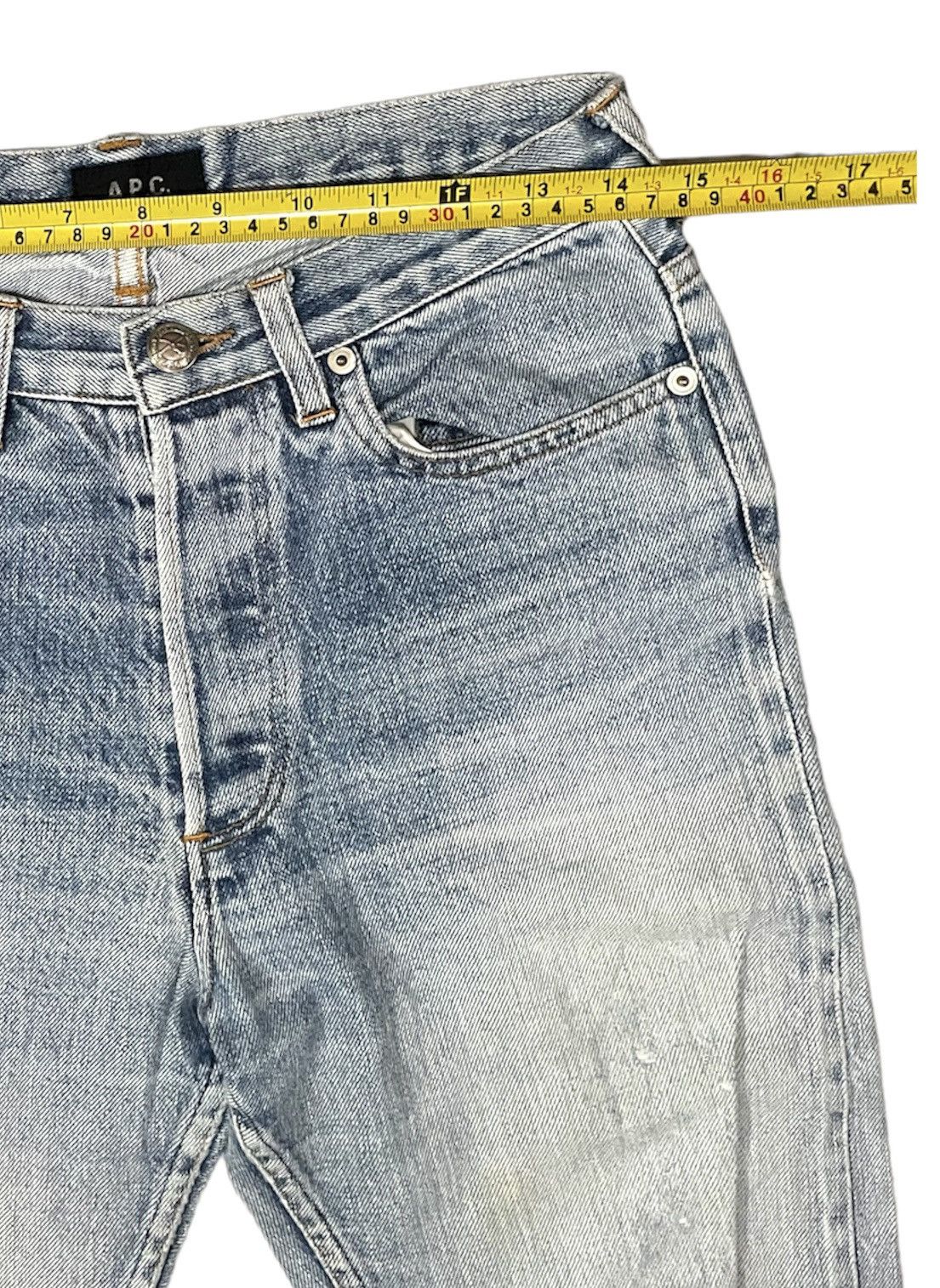 A.P.C. APC Selvedge Distressed Denim Size US 28 / EU 44 - 7 Thumbnail