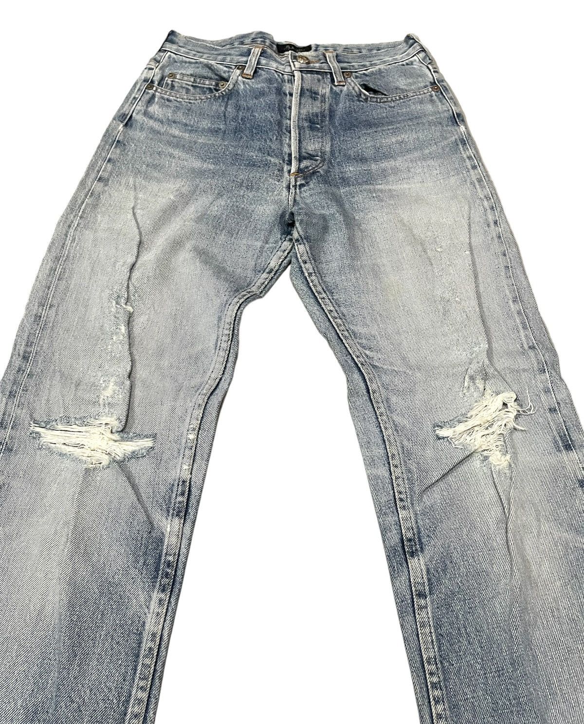 A.P.C. APC Selvedge Distressed Denim Size US 28 / EU 44 - 3 Thumbnail