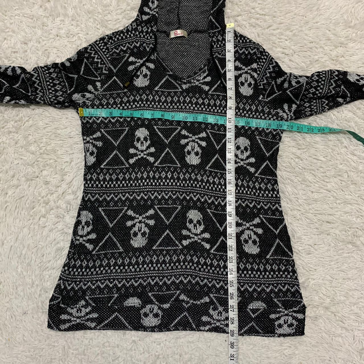 Japanese Brand Paleo2 skulls design hoodie Size S / US 4 / IT 40 - 5 Thumbnail