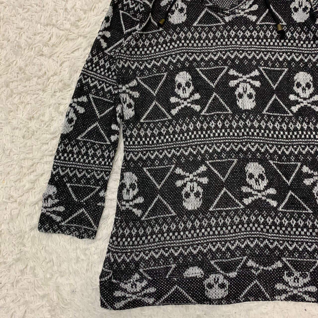 Japanese Brand Paleo2 skulls design hoodie Size S / US 4 / IT 40 - 4 Thumbnail