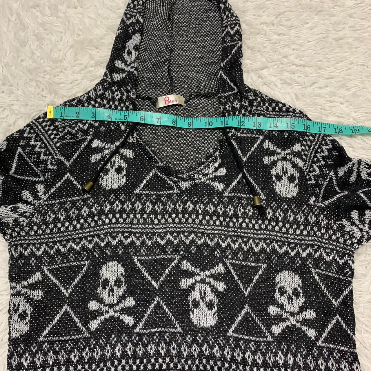 Japanese Brand Paleo2 skulls design hoodie Size S / US 4 / IT 40 - 6 Thumbnail