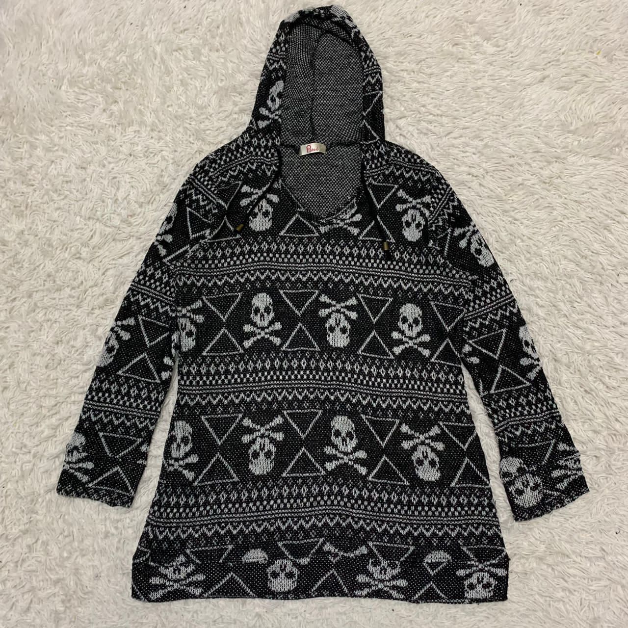 Japanese Brand Paleo2 skulls design hoodie Size S / US 4 / IT 40 - 11 Thumbnail
