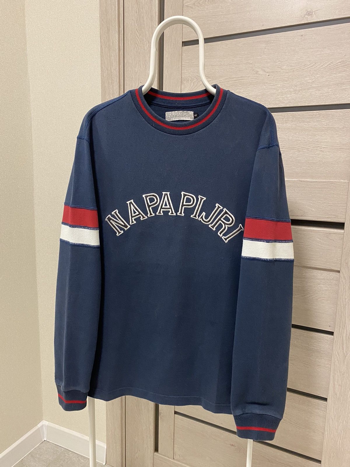 Napapijri × Vintage Napapijri Inventive Spirit Vintage Dark Navy Sweatshirt Size US L / EU 52-54 / 3 - 1 Thumbnail