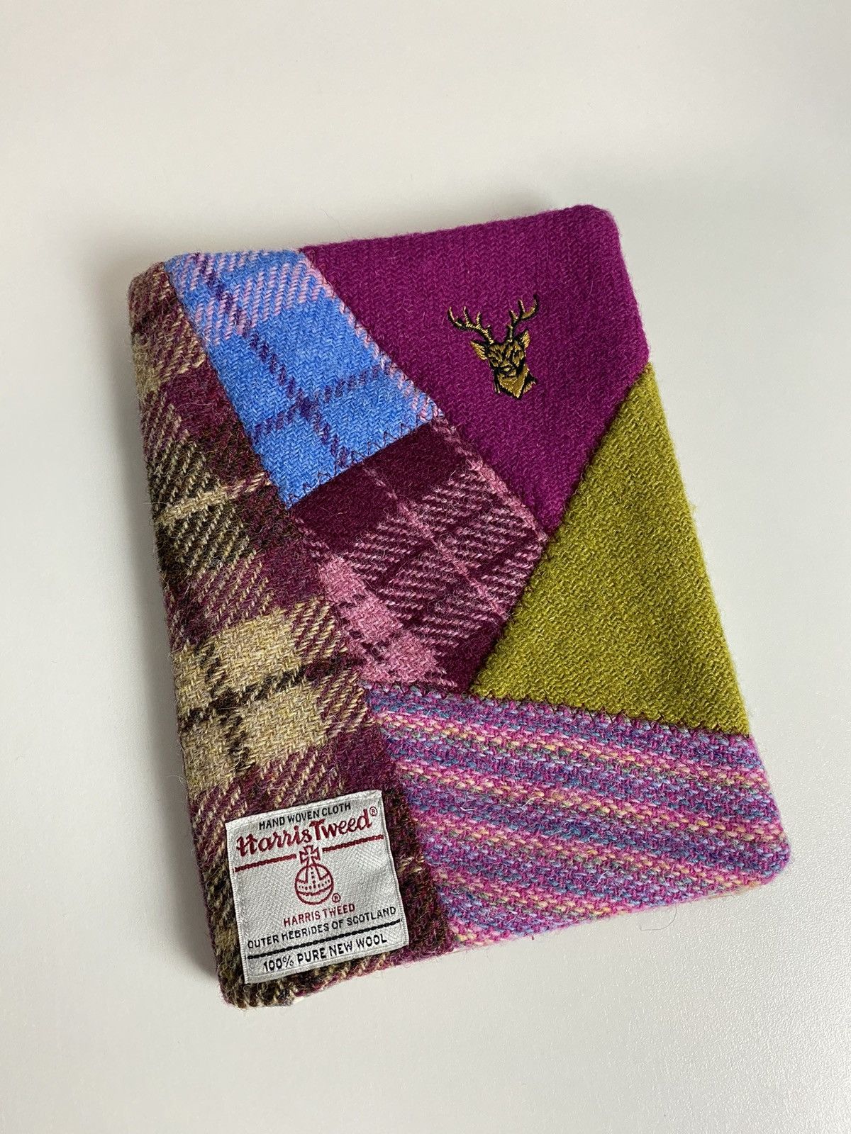 Harris Tweed Harris Tweed Wool Hand Woven Patchwork Notebook Cover Case Size ONE SIZE - 1 Thumbnail