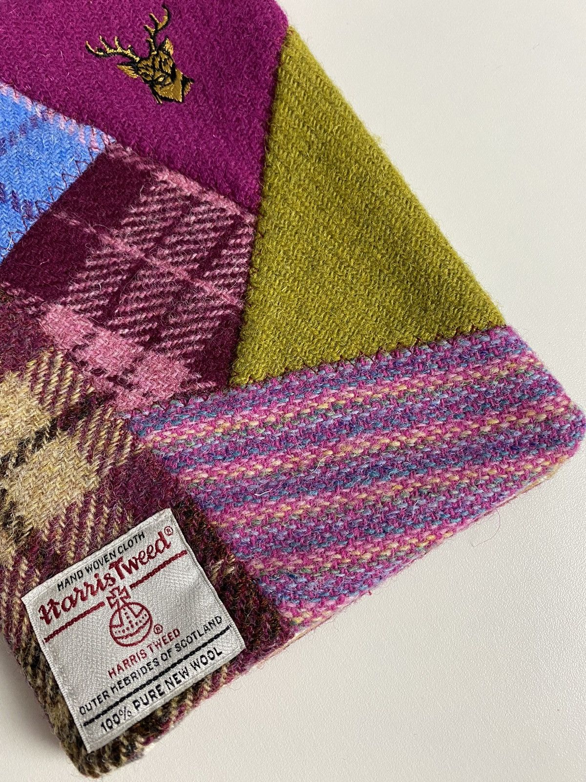 Harris Tweed Harris Tweed Wool Hand Woven Patchwork Notebook Cover Case Size ONE SIZE - 4 Thumbnail