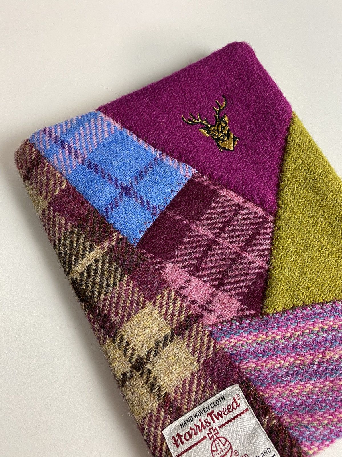 Harris Tweed Harris Tweed Wool Hand Woven Patchwork Notebook Cover Case Size ONE SIZE - 3 Thumbnail