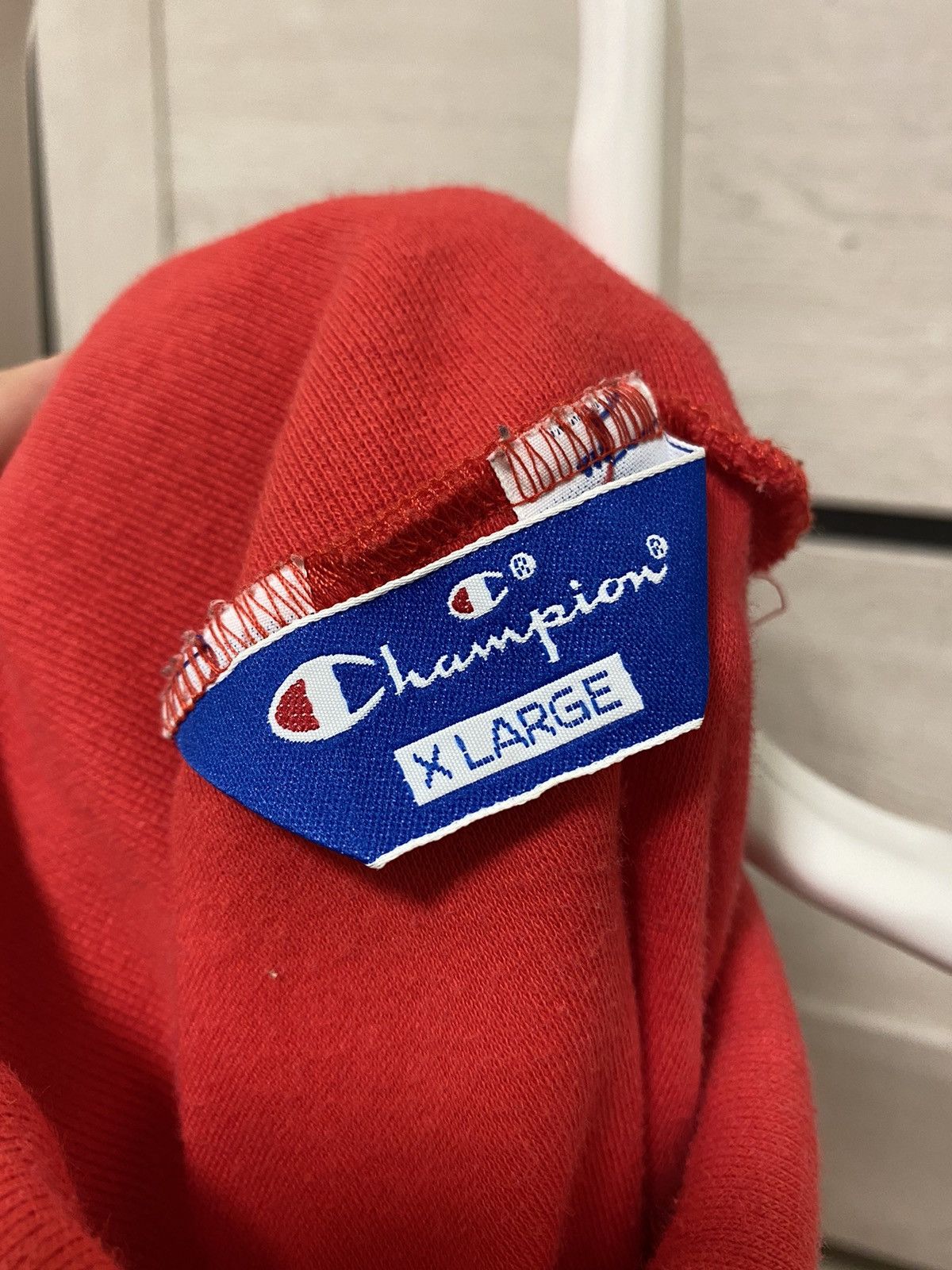 Champion × Vintage Champion Vintage Red Turtle Neck Long Sleeve Sweatshirt Size US XL / EU 56 / 4 - 9 Thumbnail