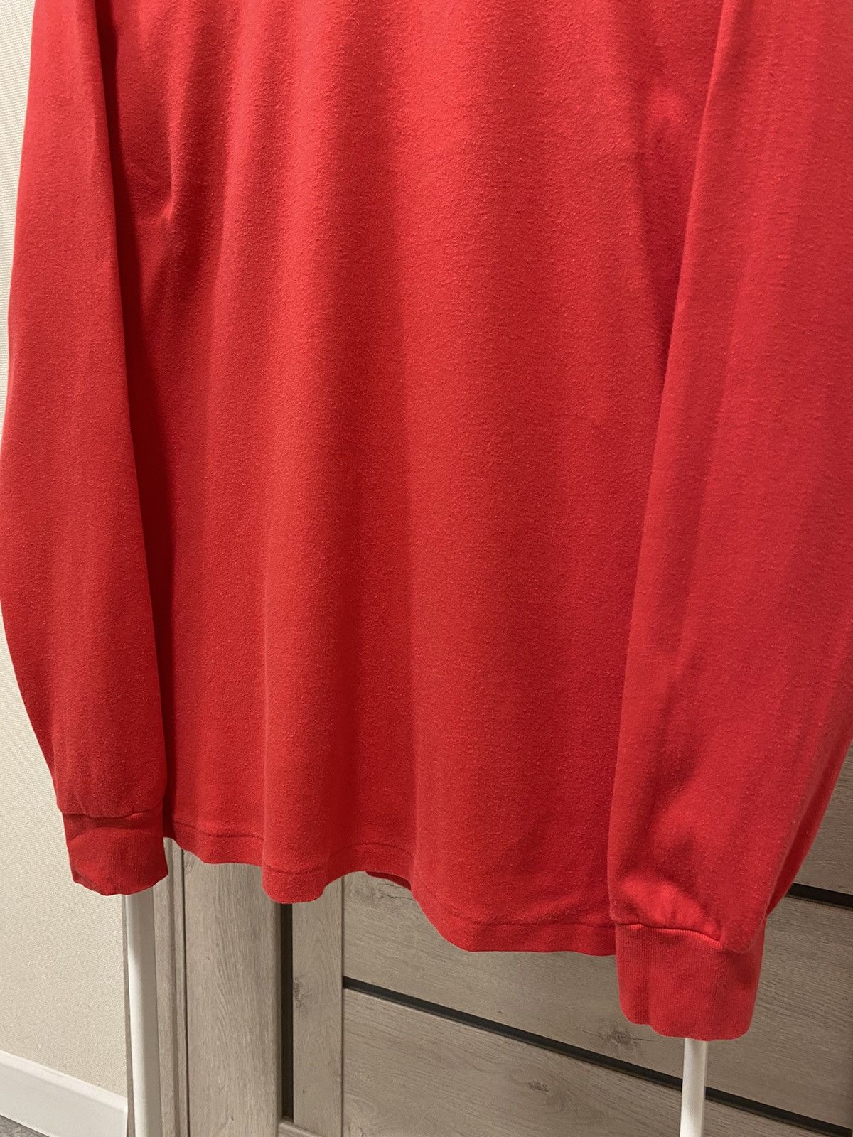 Champion × Vintage Champion Vintage Red Turtle Neck Long Sleeve Sweatshirt Size US XL / EU 56 / 4 - 4 Thumbnail