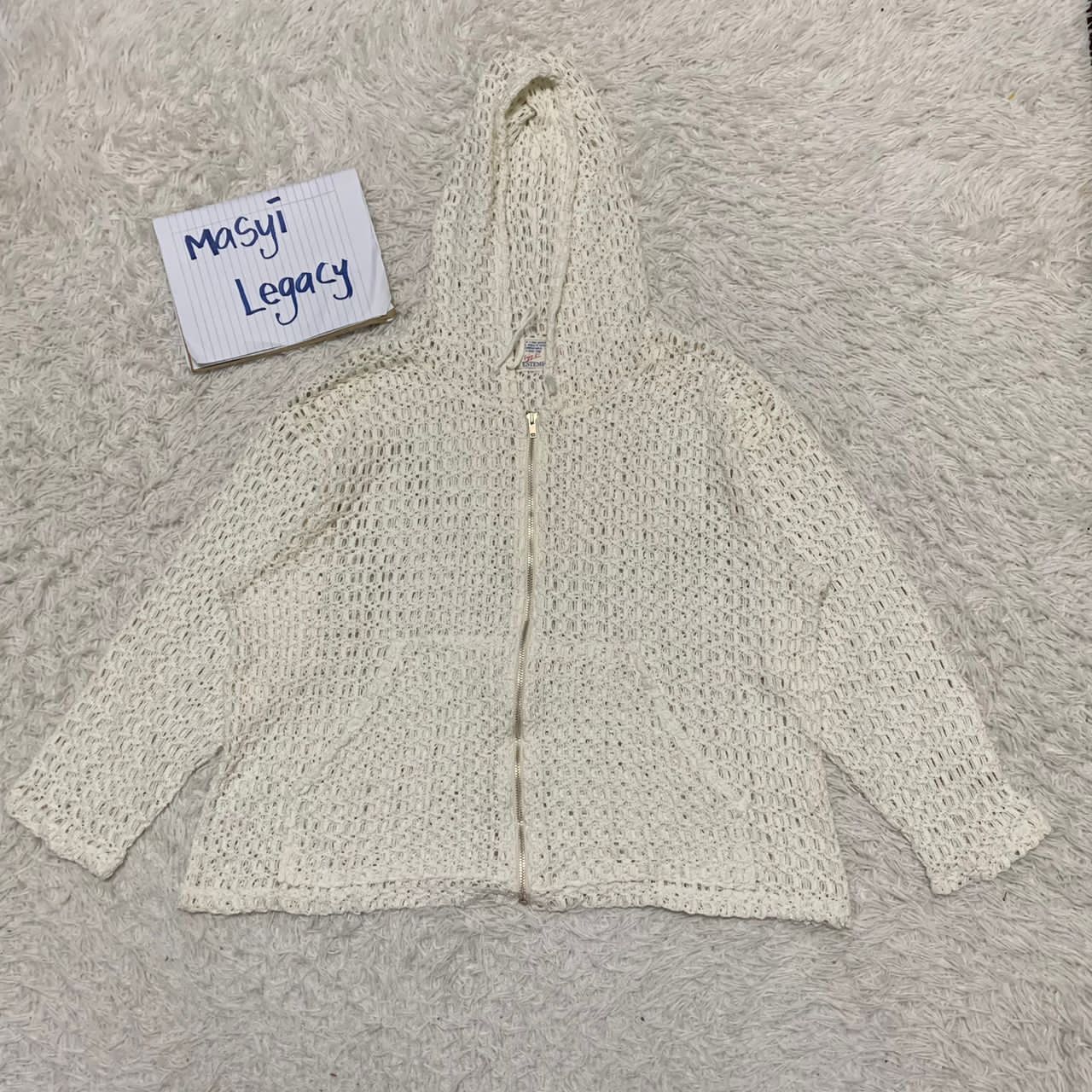Japanese Brand Enjoy it Estemerl mesh hoodie jacket Size L / US 10 / IT 46 - 1 Thumbnail