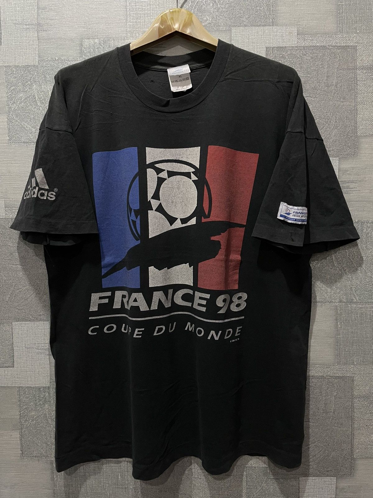 Vintage FIFA Coupe Du Monde FRANCE 98 World Cup Promo Tee
