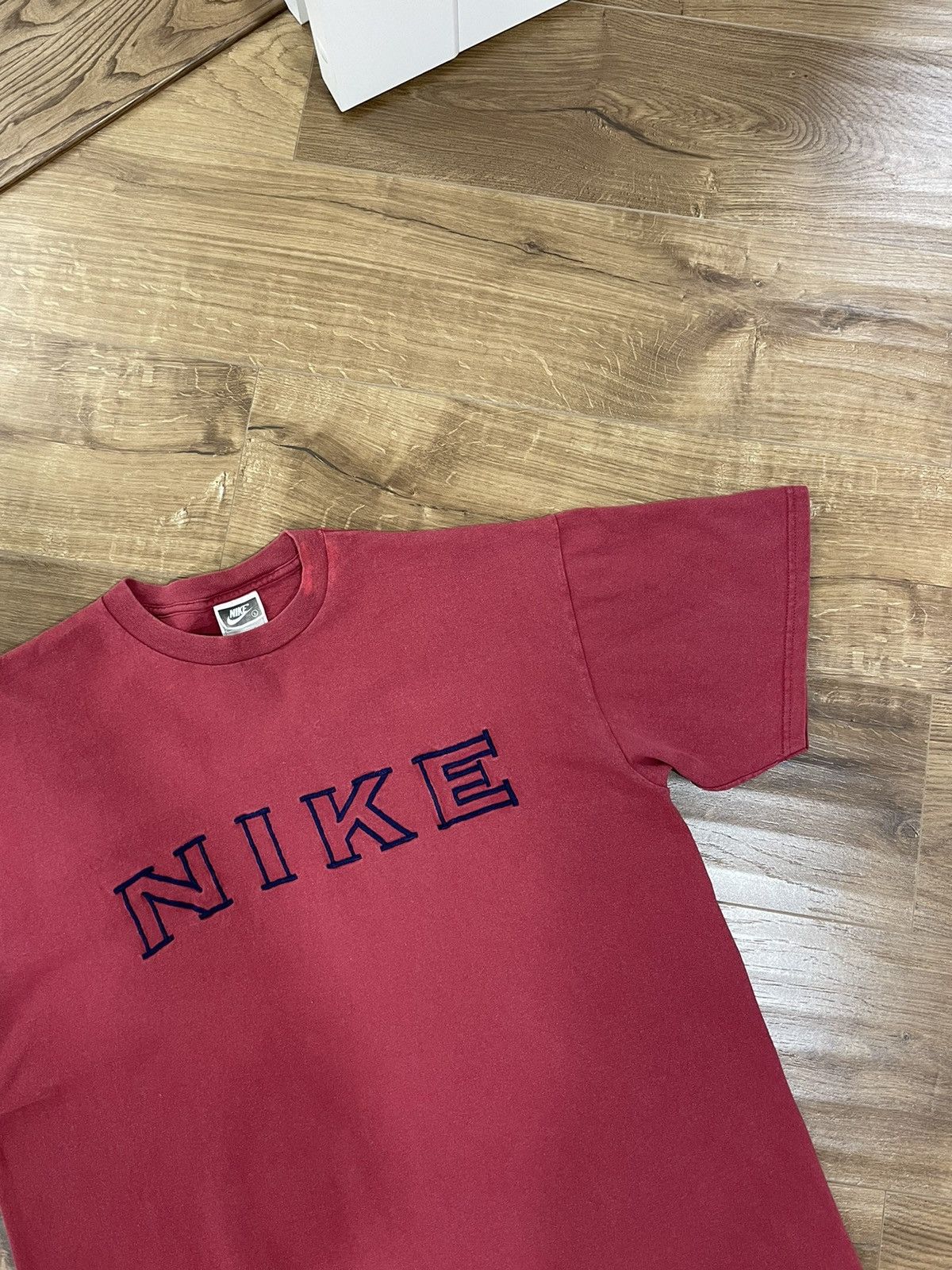 Nike Vintage Nike 90’s Made in USA Big Logo Oversized Tee Shirt Size US L / EU 52-54 / 3 - 3 Thumbnail