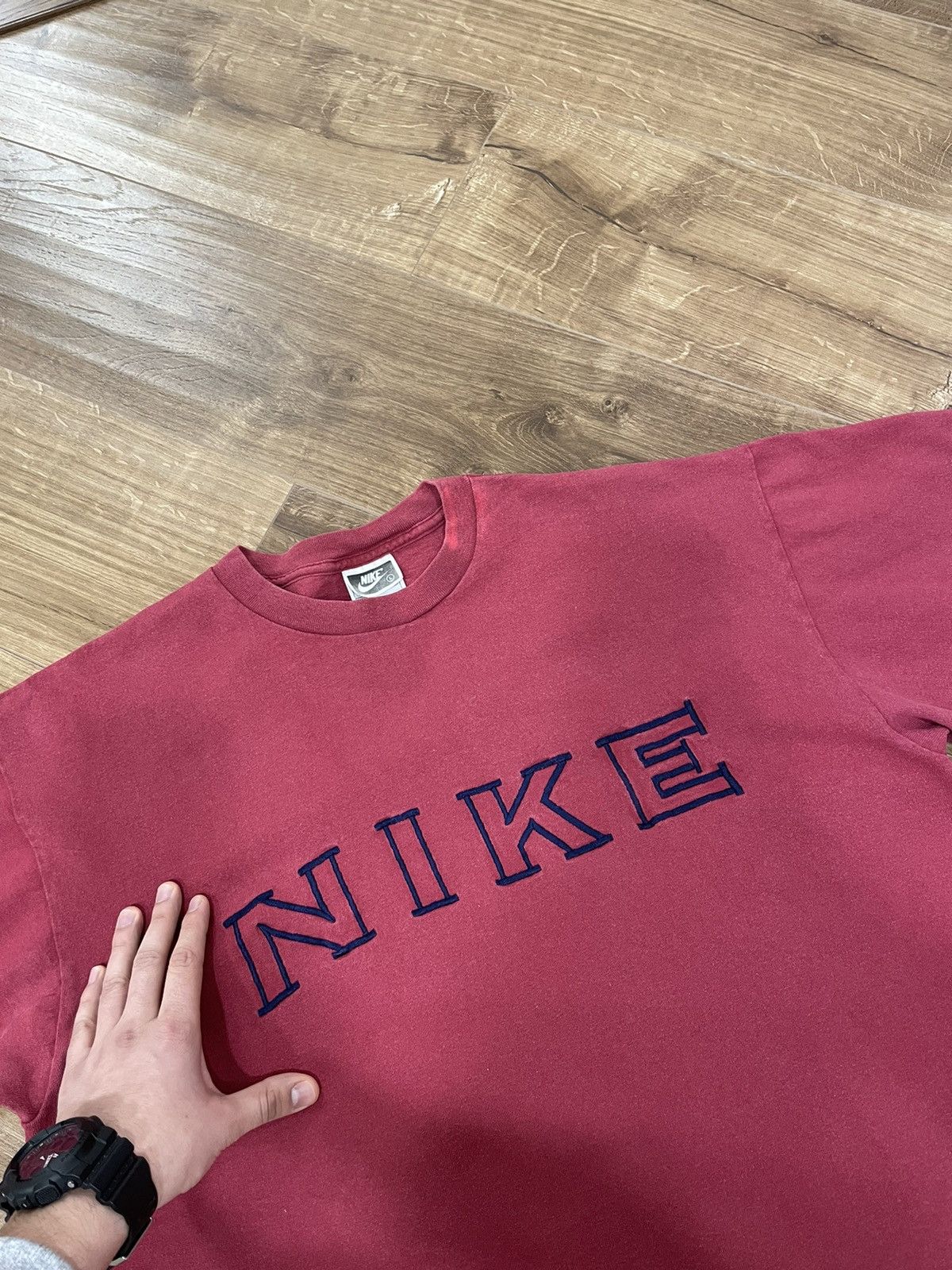 Nike Vintage Nike 90’s Made in USA Big Logo Oversized Tee Shirt Size US L / EU 52-54 / 3 - 5 Thumbnail